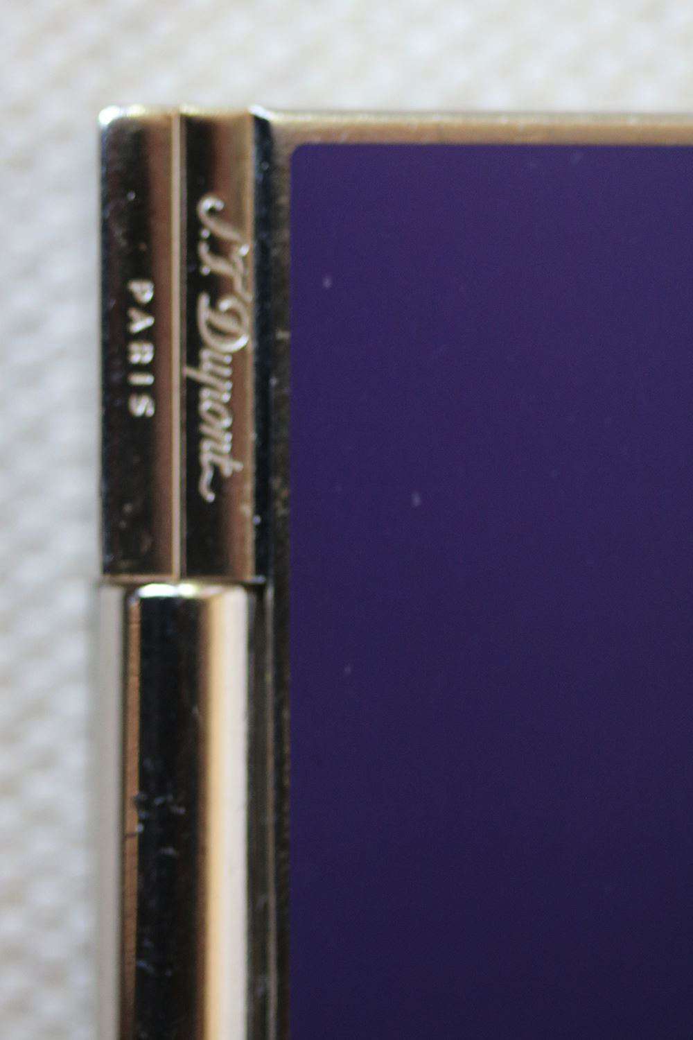 S.T. DUPONT GATSBY PALLADIUM FINISH NATURAL LACQUER LIGHTER - Image 2