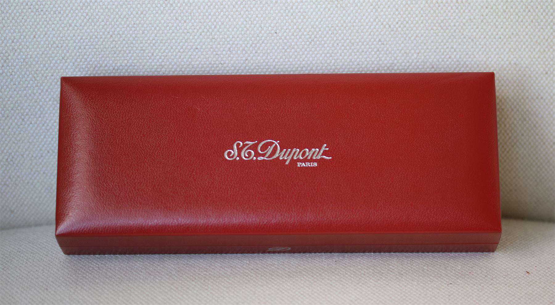 S.T. DUPONT TWIST BALLPOINT LACQUER AND SILVER PLATED PEN - Image 4