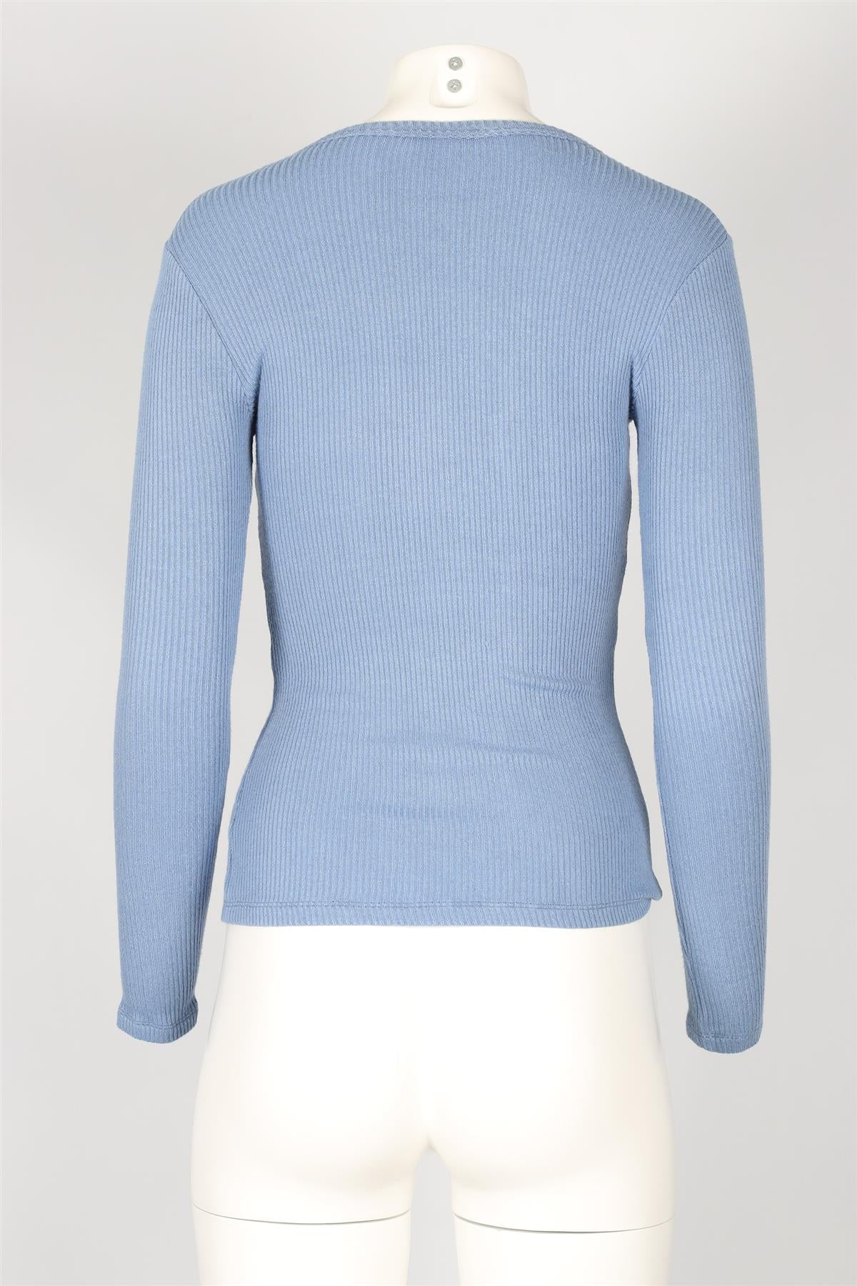 SABLYN BLUE KNIT TOP SMALL - Image 4
