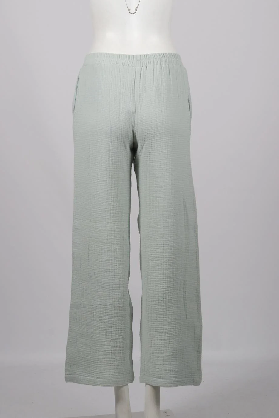 SABLYN COTTON BLEND WIDE LEG PANTS SMALL - Image 4