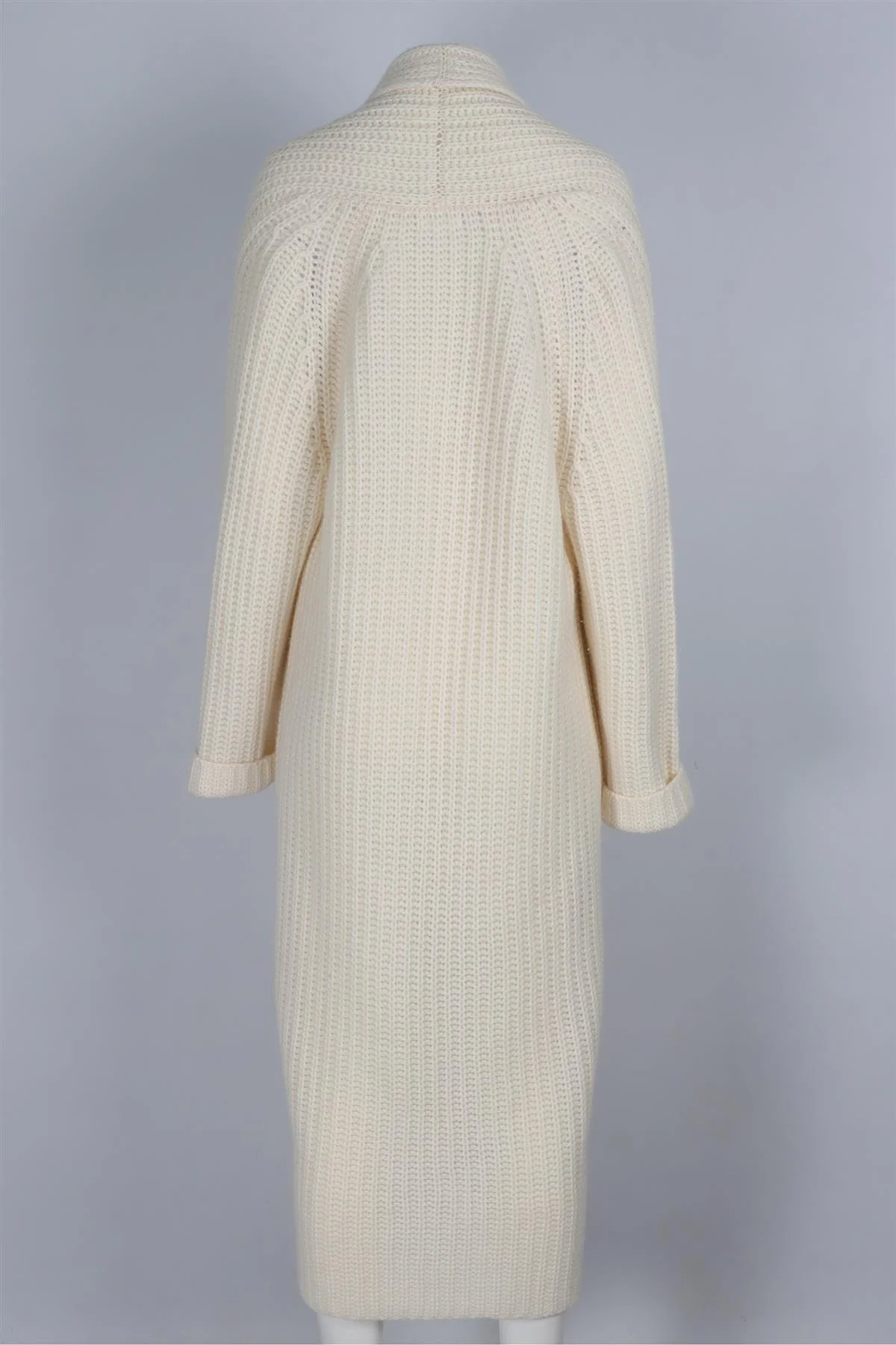 SABLYN CREAM CASHMERE CARDIGAN SMALL - Image 4