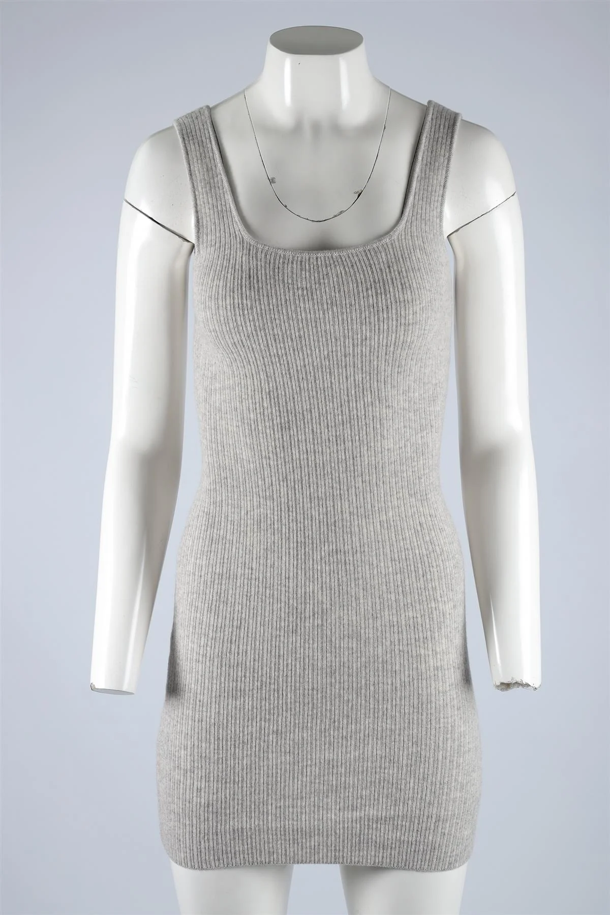 SABLYN GREY CASHMERE MINI DRESS XSMALL - Image 2