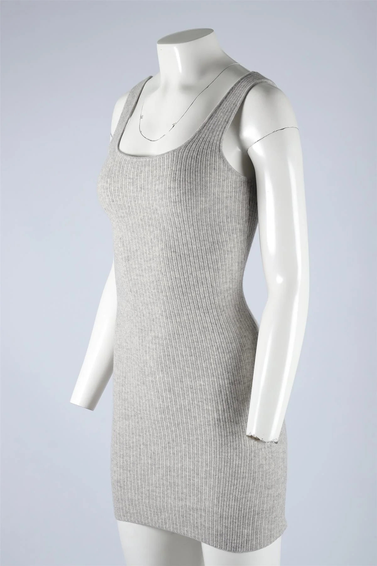 SABLYN GREY CASHMERE MINI DRESS XSMALL - Image 3