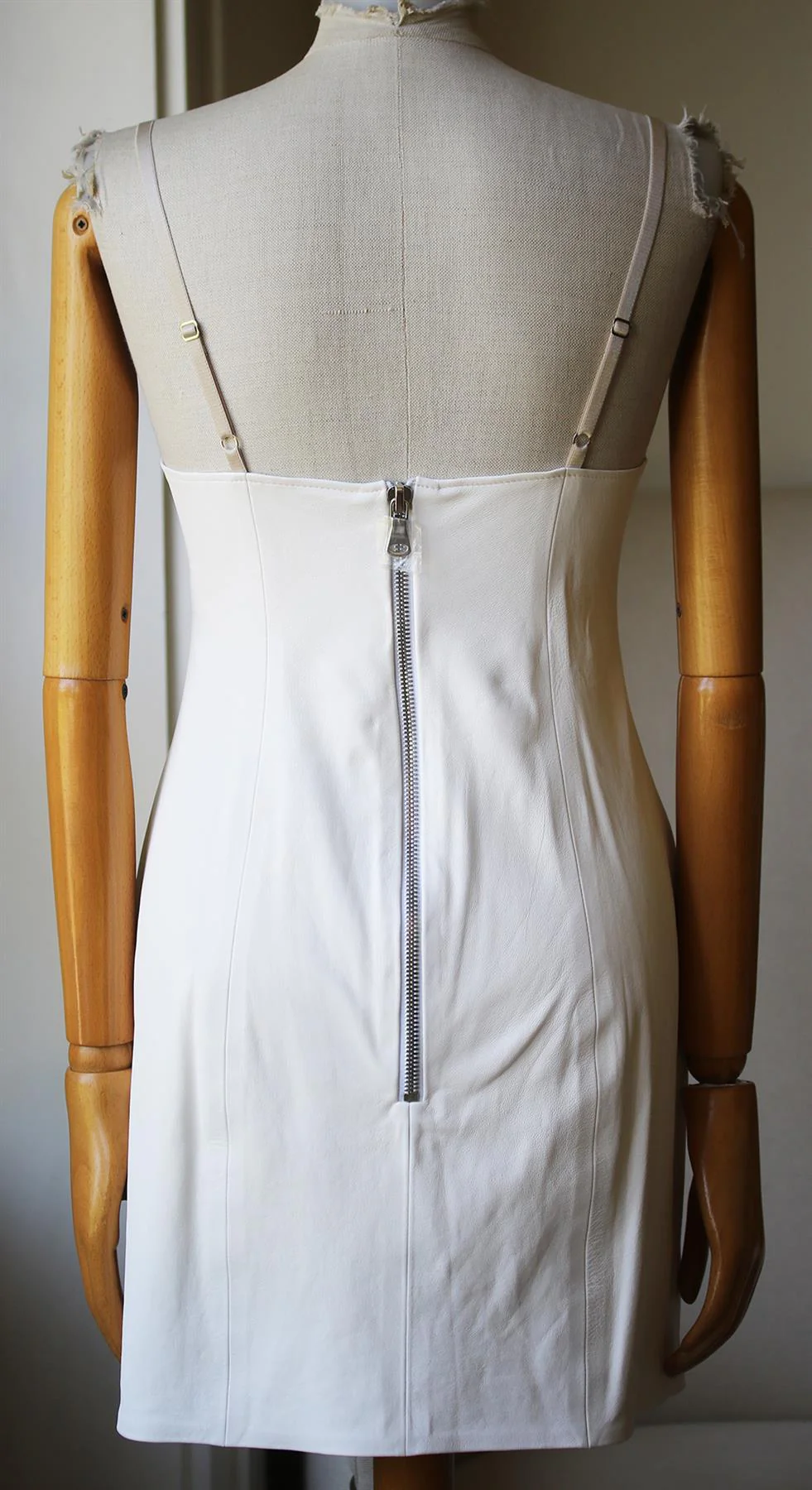 SABLYN MIRA LEATHER MINI DRESS LARGE - Image 6