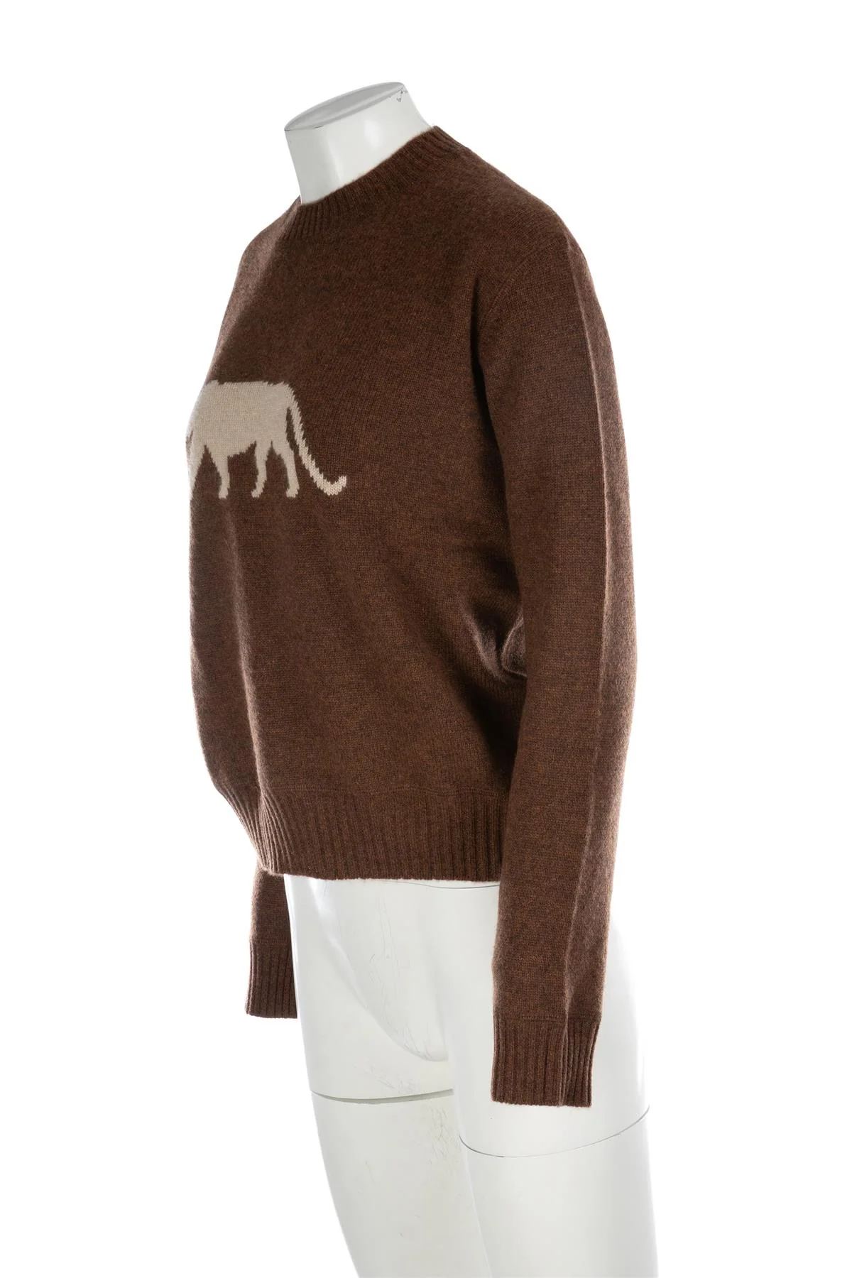 SABYASACHI BROWN CASHMERE SWEATER FR 38 UK 10 US 6 IT 42 - Image 3