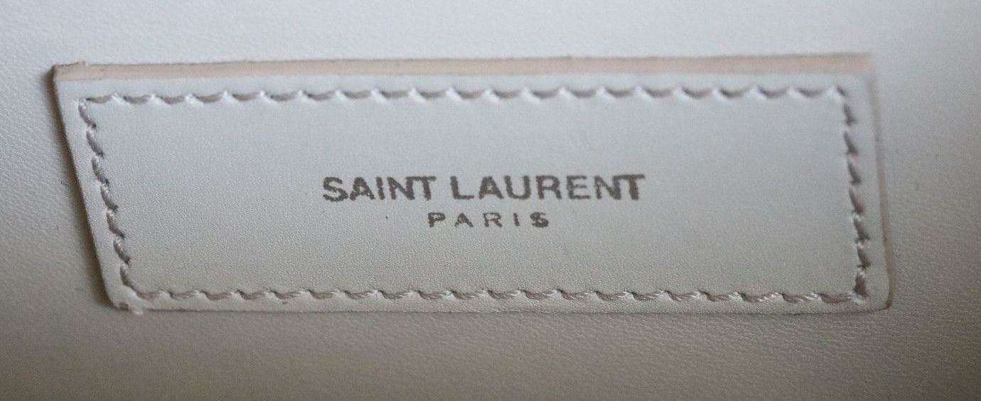 SAINT LAURENT BETTY WHITE STUD BAG - Image 12