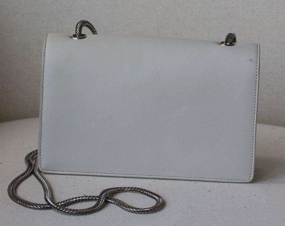 SAINT LAURENT BETTY WHITE STUD BAG - Image 3