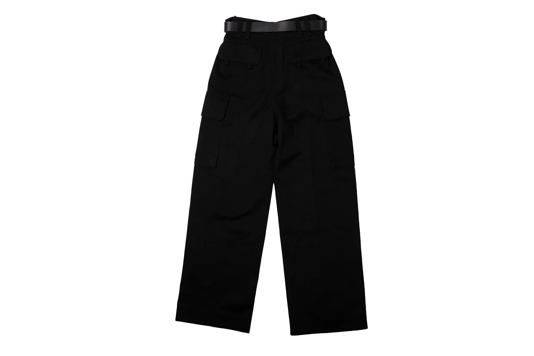 SAINT LAURENT BLACK CASSANDRE COTTON CARGO PANTS FR 36 UK 8 - Image 3
