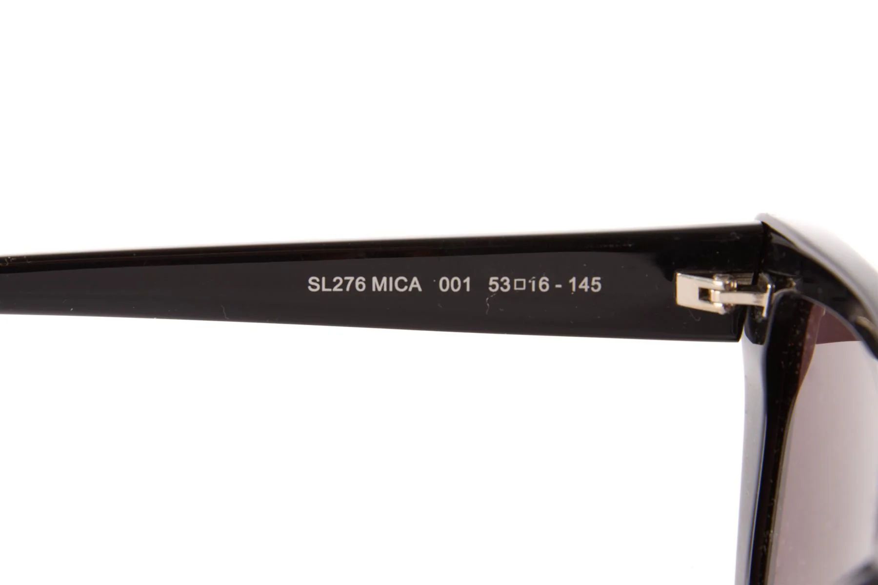 SAINT LAURENT BLACK CAT EYE ACETATE SUNGLASSES - Image 7