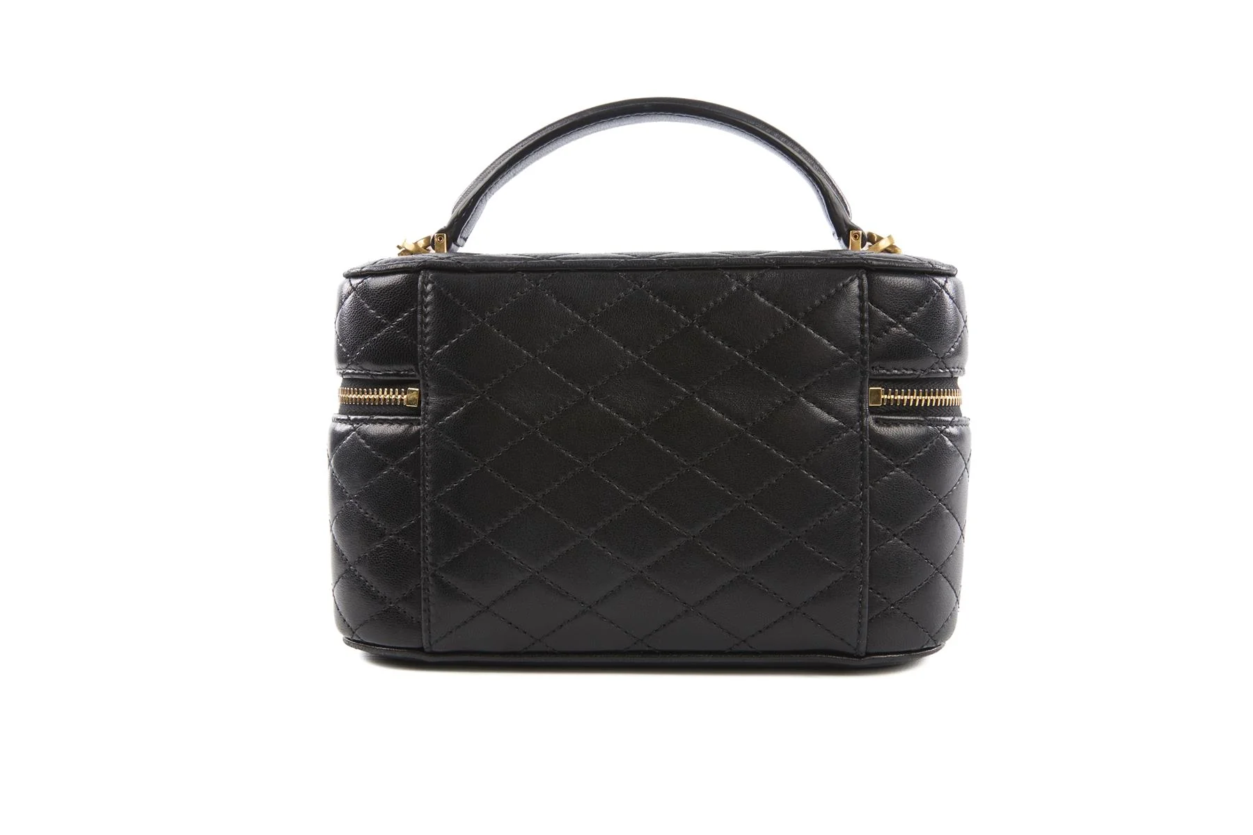 SAINT LAURENT BLACK GABY VANITY LEATHER SHOULDER BAG - Image 7