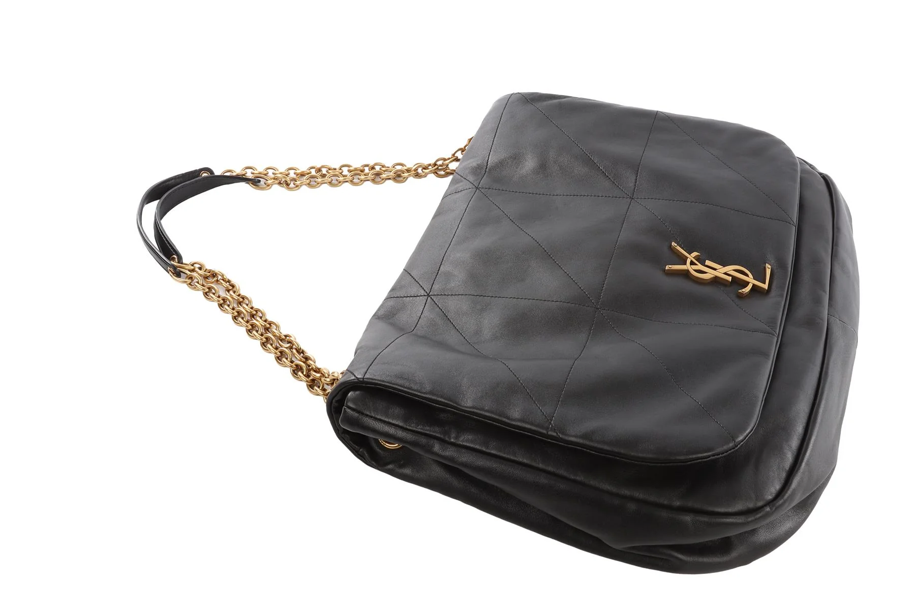 SAINT LAURENT BLACK JAMIE 4.3 LEATHER SHOULDER BAG - Image 3