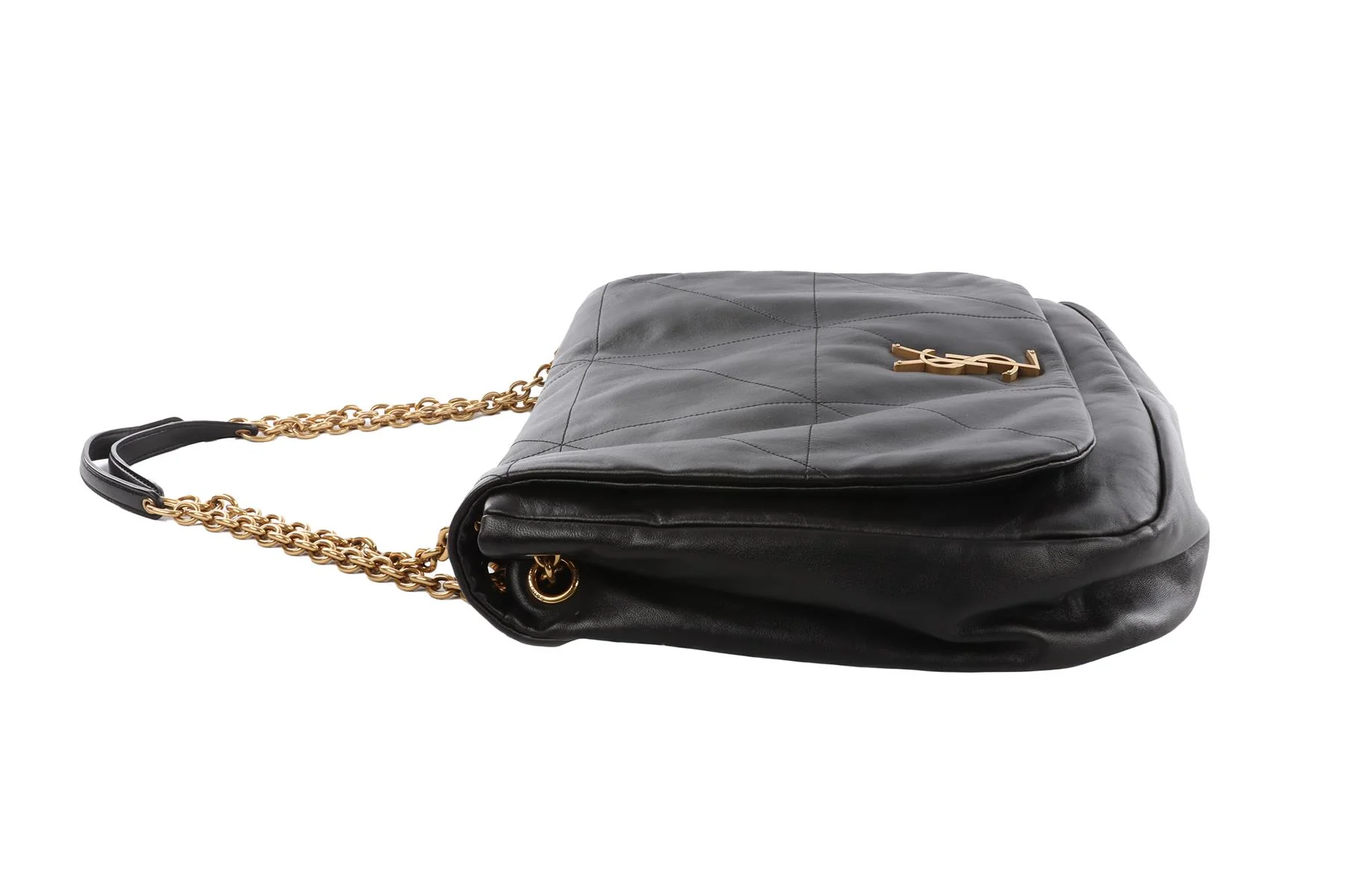 SAINT LAURENT BLACK JAMIE 4.3 LEATHER SHOULDER BAG - Image 4