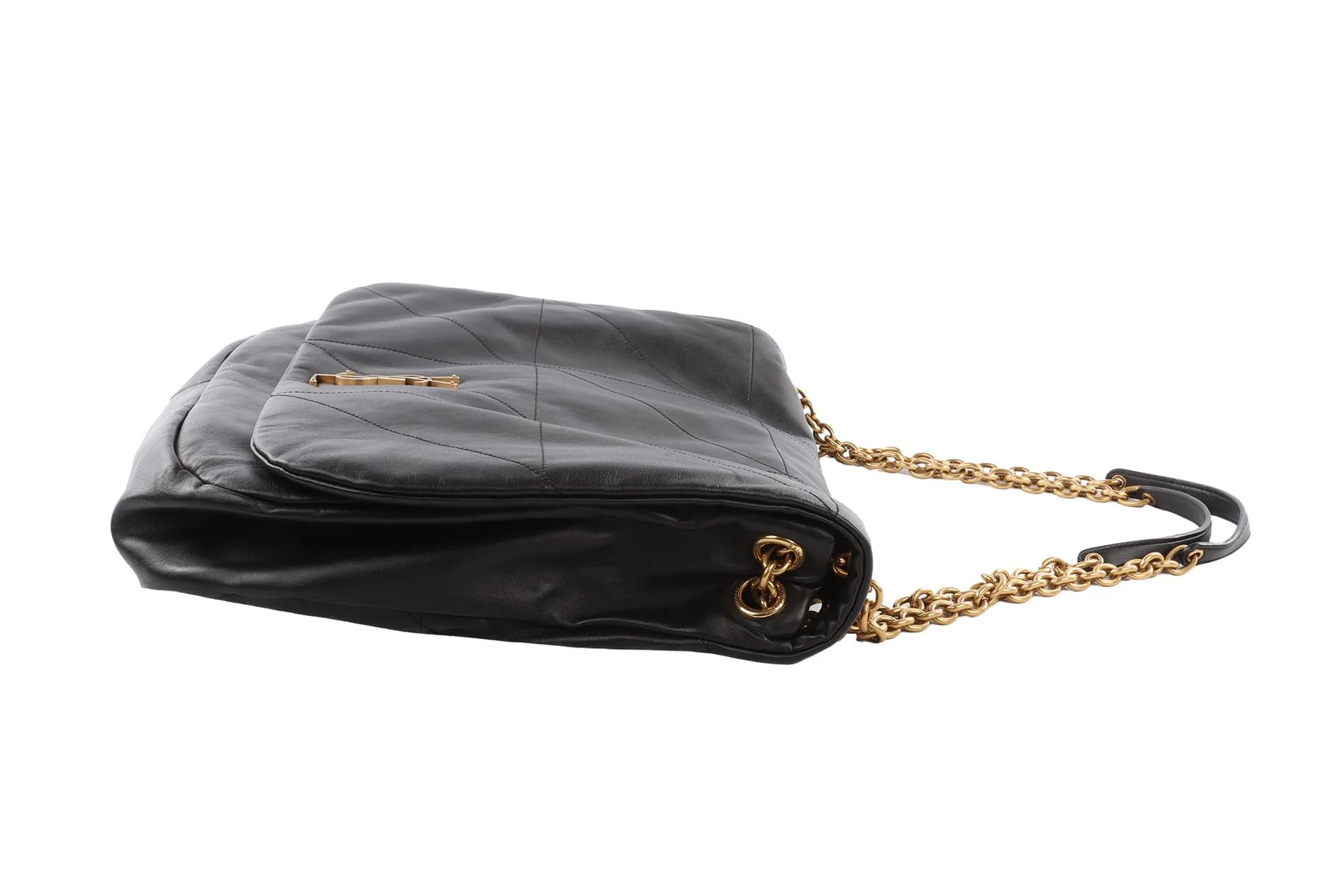 SAINT LAURENT BLACK JAMIE 4.3 LEATHER SHOULDER BAG - Image 5