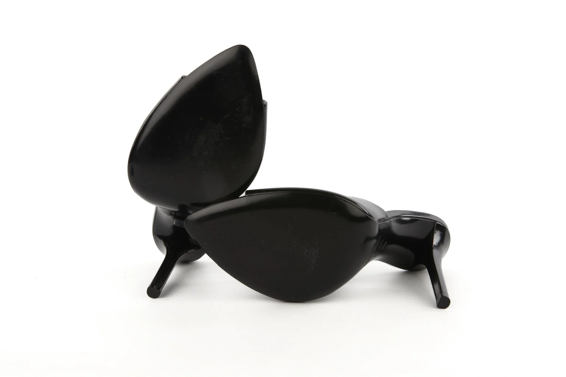 SAINT LAURENT BLACK ROMY LEATHER MULES EU 38 UK 5 US 8 - Image 6