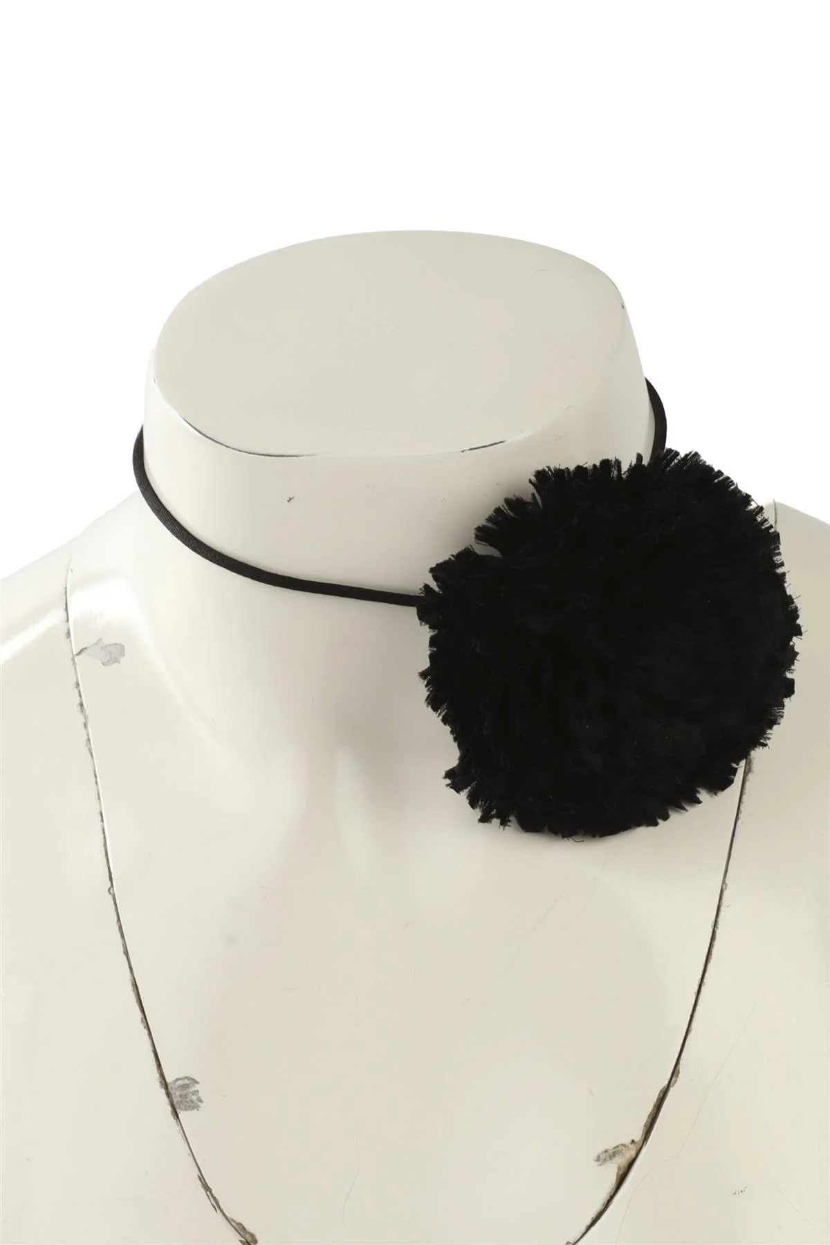 SAINT LAURENT BLACK SATIN CHOKER - Image 7