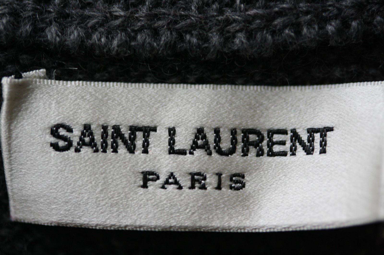SAINT LAURENT BLACK TOP SHIRT FR 40 UK 12 - Image 7
