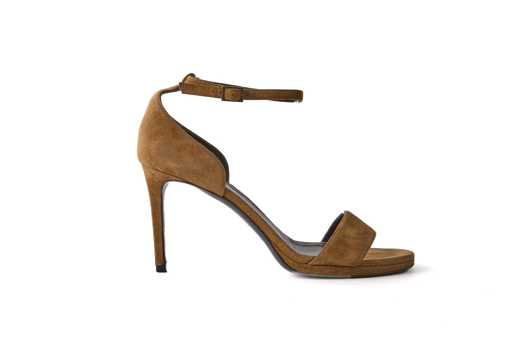 SAINT LAURENT BROWN SUEDE SANDALS EU 39 UK 6 US 9 - Image 2