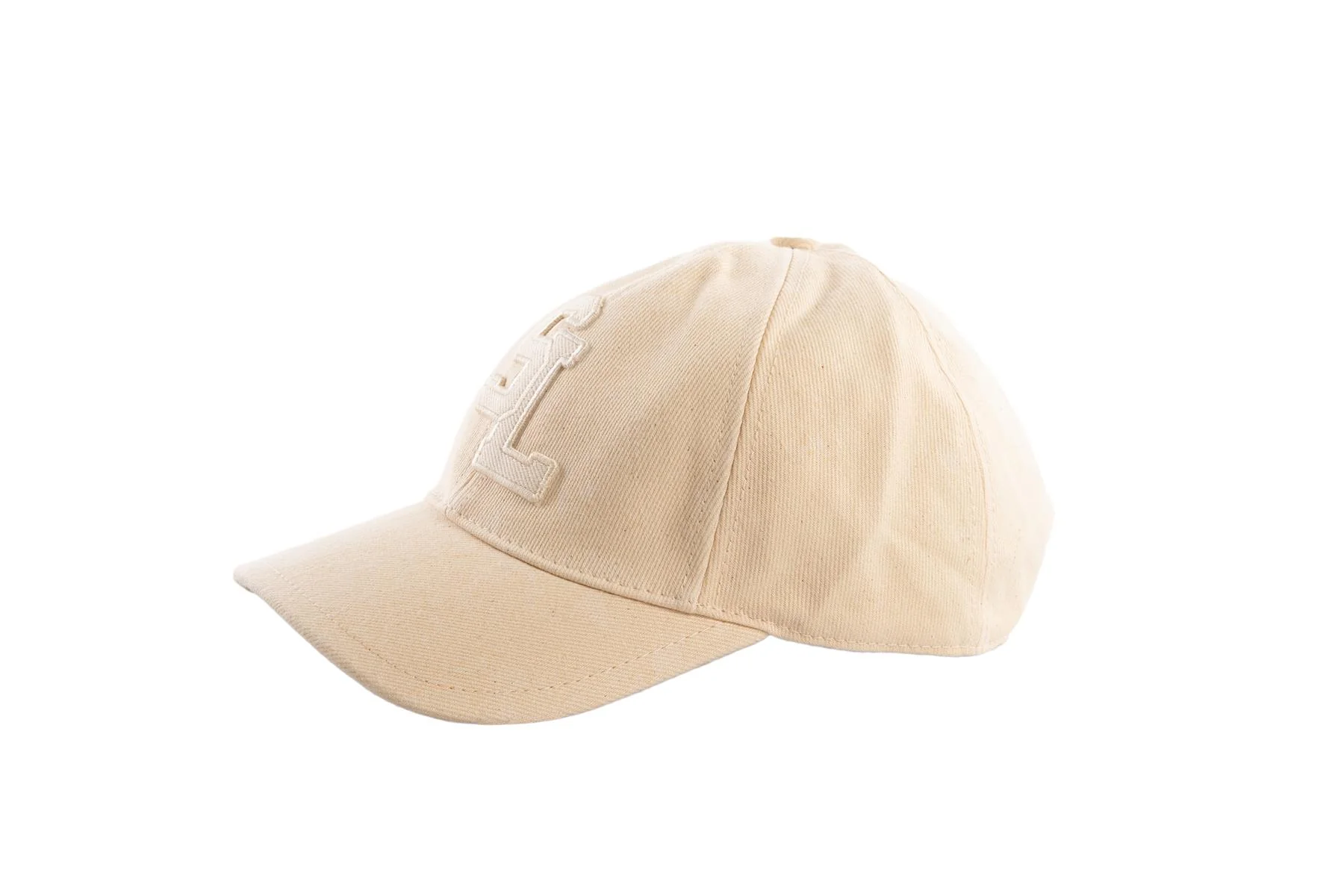 SAINT LAURENT CREAM COTTON BASEBELL CAP 57 CM - Image 4