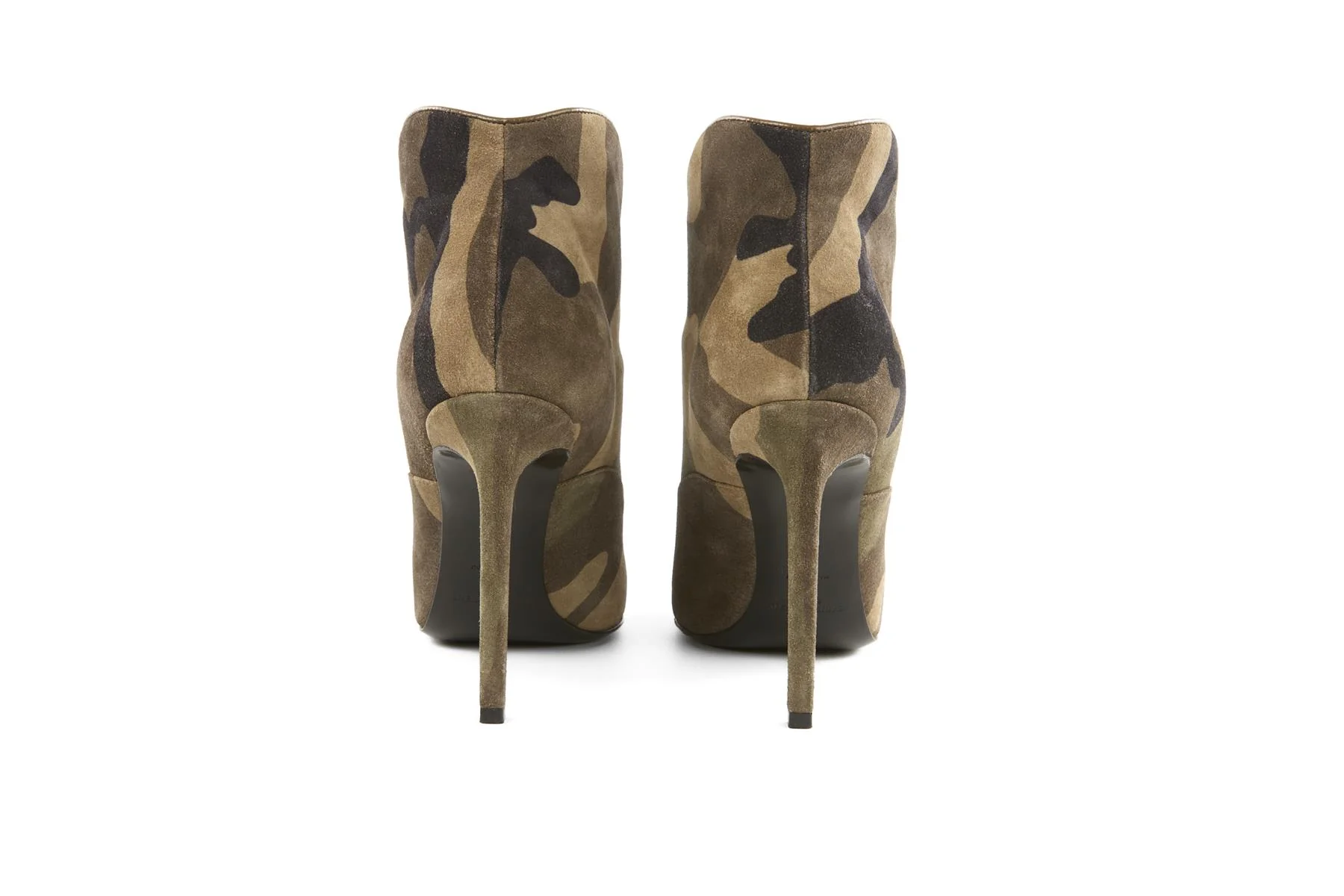 SAINT LAURENT GREEN SUEDE ANKLE BOOTS EU 36 UK 3 US 6 - Image 5