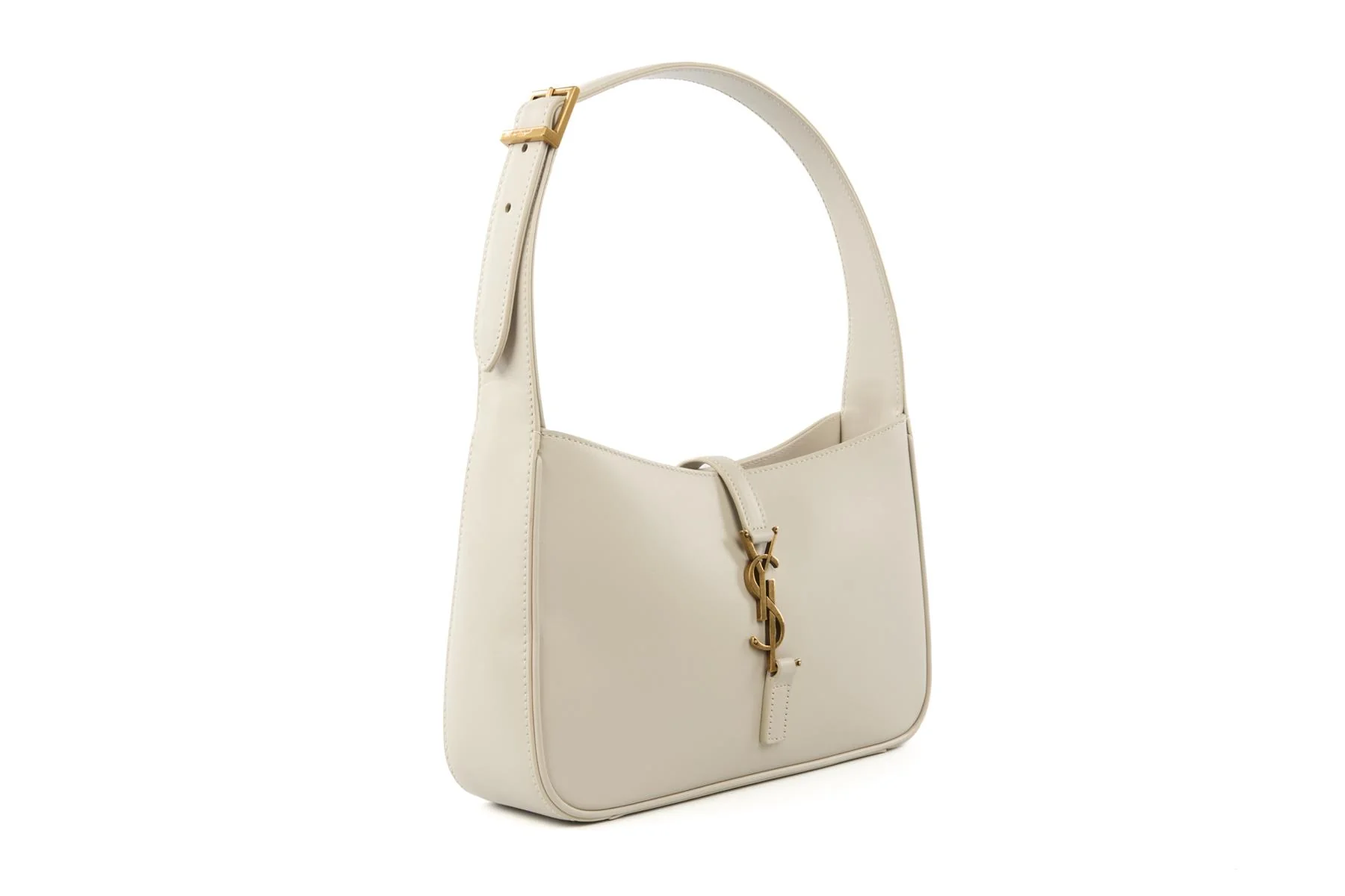 SAINT LAURENT IVORY LE 5 À 7 LEATHER SHOULDER BAG - Image 3