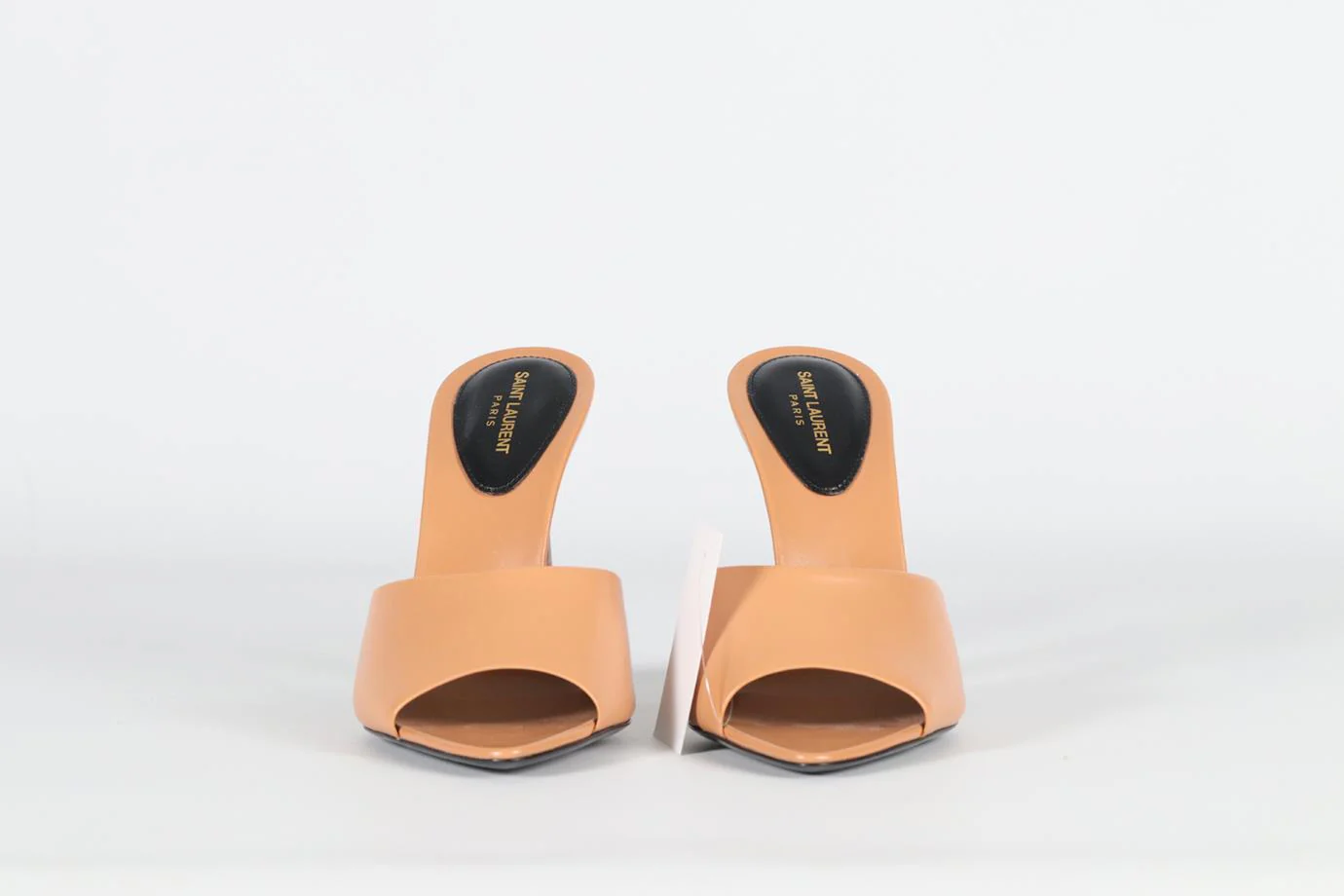 SAINT LAURENT LEATHER MULES EU 38 UK 5 US 8 - Image 3