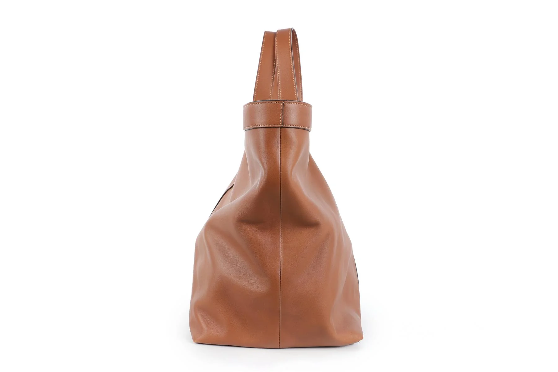 SAINT LAURENT TAN Y LEATHER TOTE BAG - Image 6