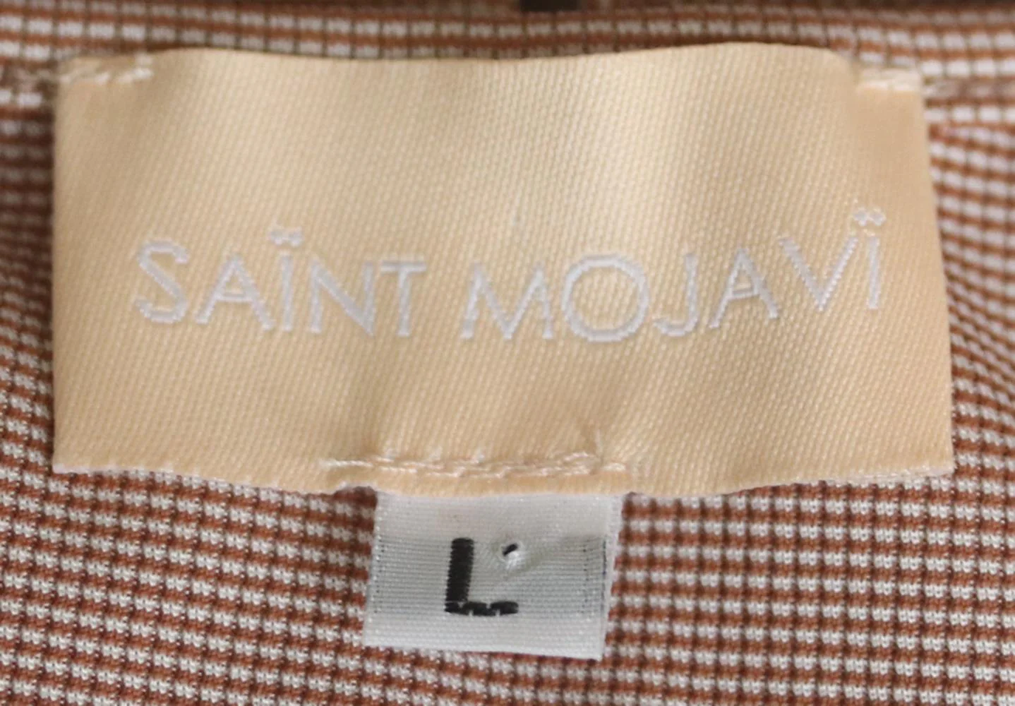 SAÏNT MOJAVÏ OFF THE SHOULDER STRIPED STRETCH JERSEY BODYSUIT LARGE - Image 5
