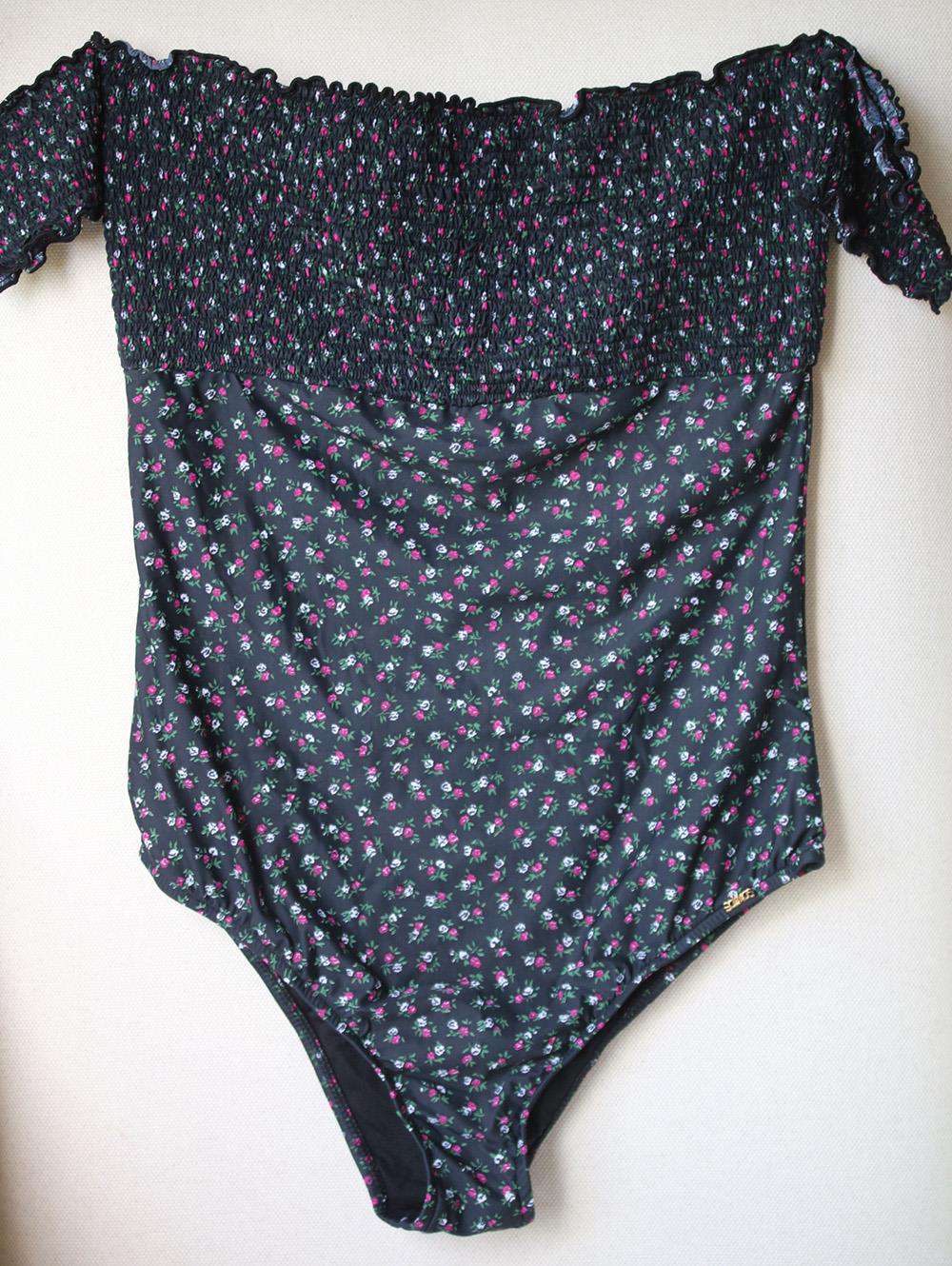 SALINAS ISA AMBRA FLORAL PRINT OFF THE SHOULDER SWIMSUIT LARGE - Image 2