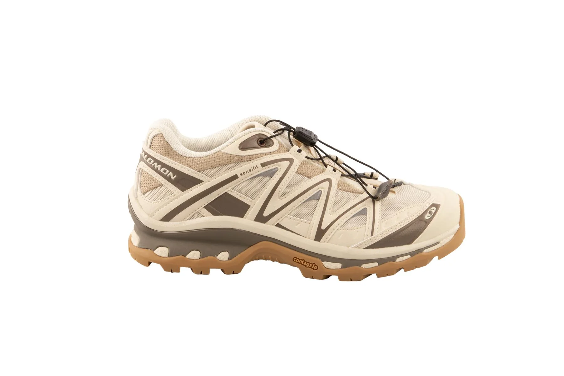 SALOMON BEIGE XT-QUEST ALMOND MILK/FALCON SNEAKERS UK 6 EU 39 US 9 - Image 2