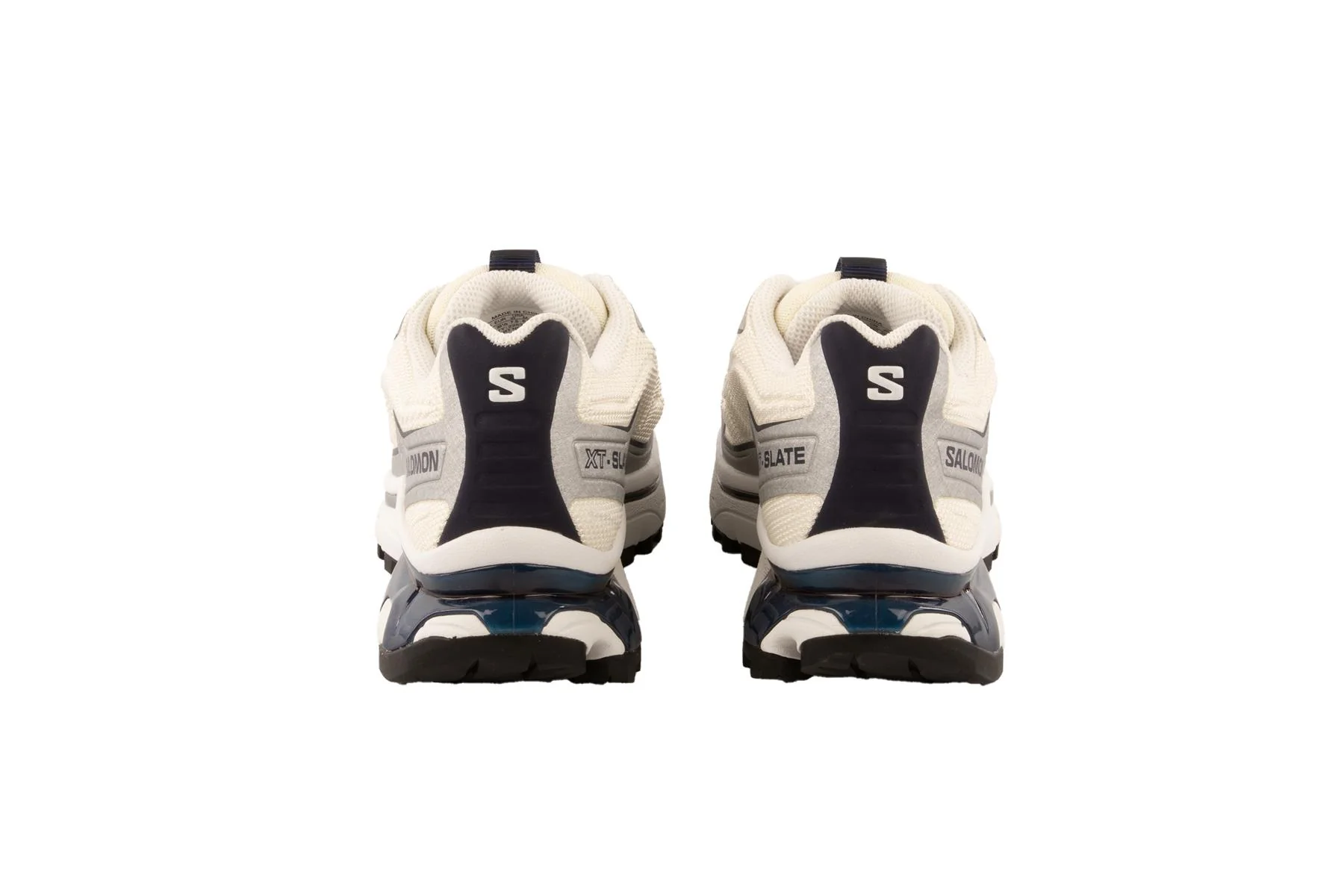 SALOMON IVORY XT-SLATE VANILLA ICE/SILVER/MARITIME BLUE SNEAKERS UK 6 EU 39 US 9 - Image 5