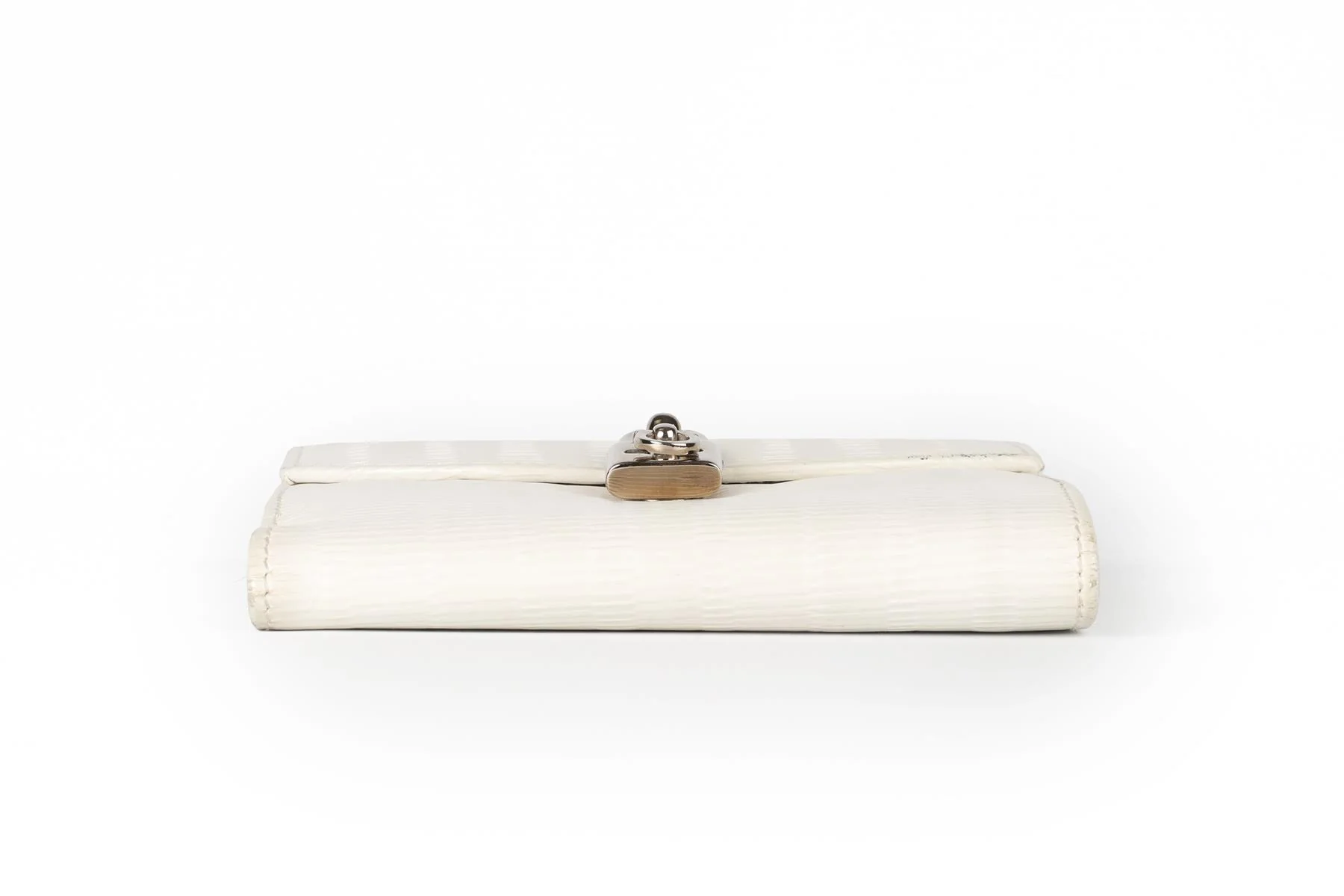 SALVATORE FERAGAMO WHITE LEATHER PURSE - Image 7