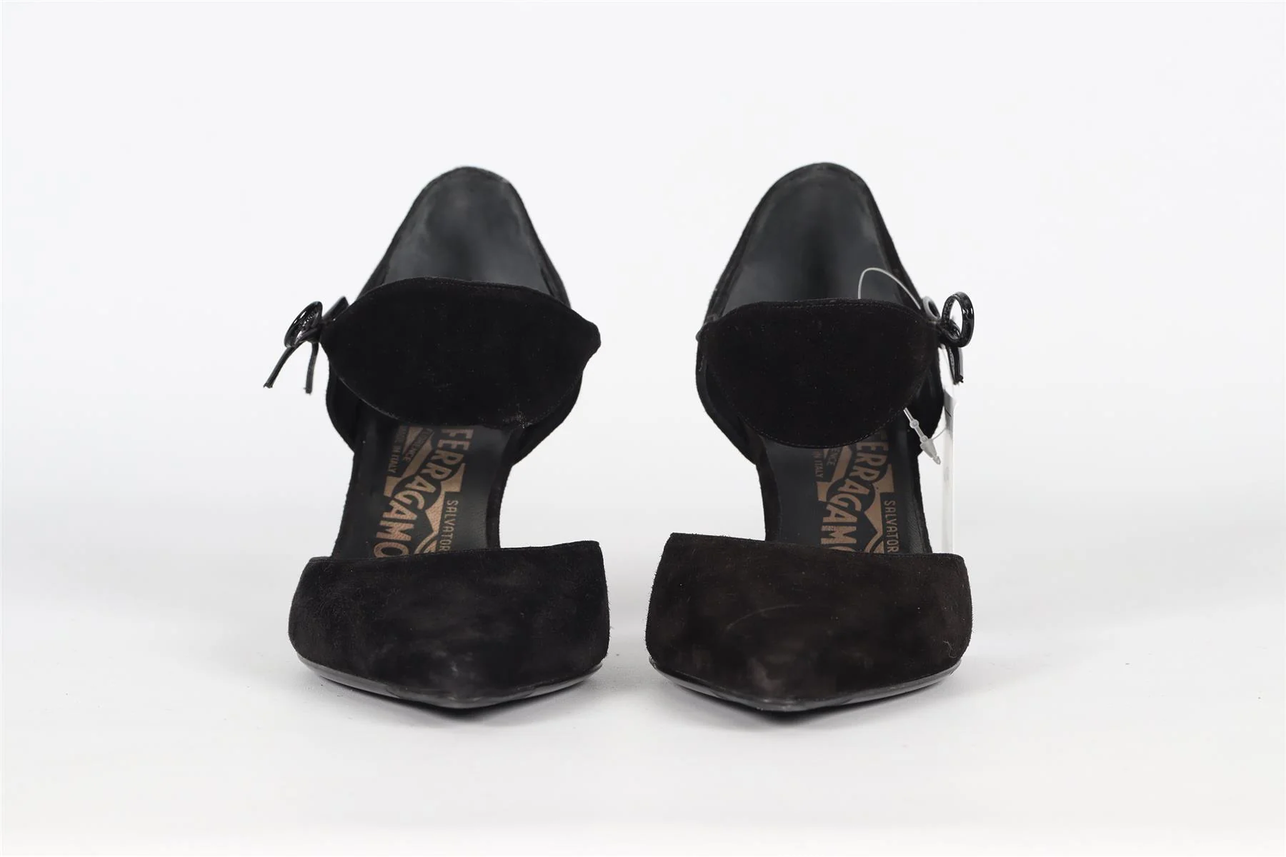 SALVATORE FERRAGAMO SUEDE PUMPS EU 36.5 UK 3.5 US 6.5 - Image 3