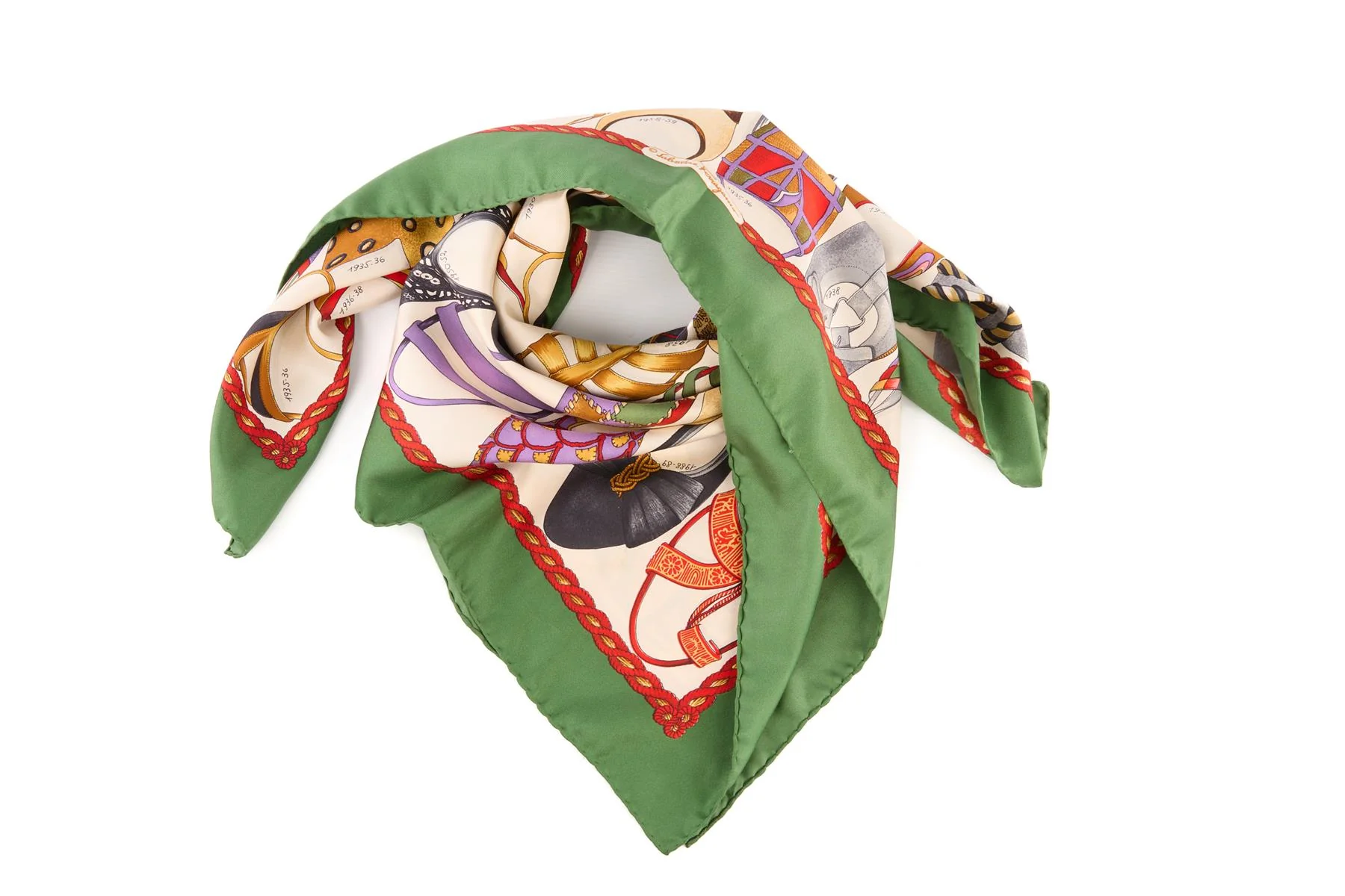 SALVATORE FERRAGMANO MULTI SILK SCARF - Image 2