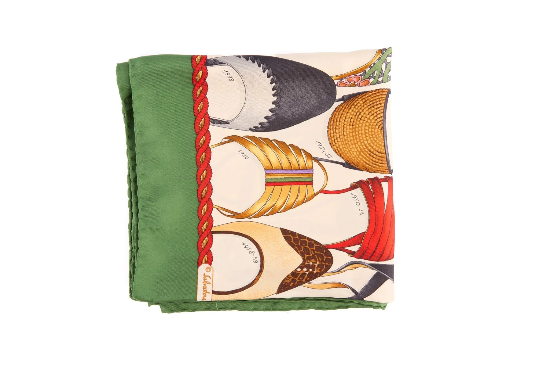 SALVATORE FERRAGMANO MULTI SILK SCARF - Image 4