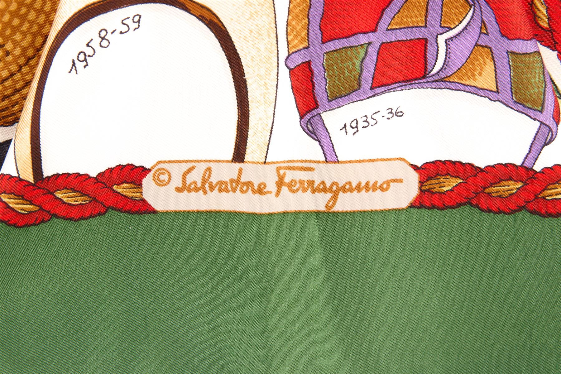SALVATORE FERRAGMANO MULTI SILK SCARF - Image 5