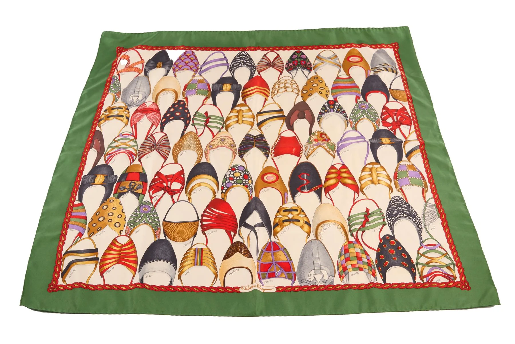 SALVATORE FERRAGMANO MULTI SILK SCARF - Image 6