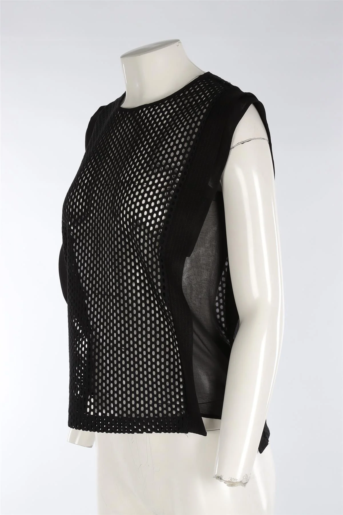 SANDRO BLACK MESH TOP SMALL - Image 3