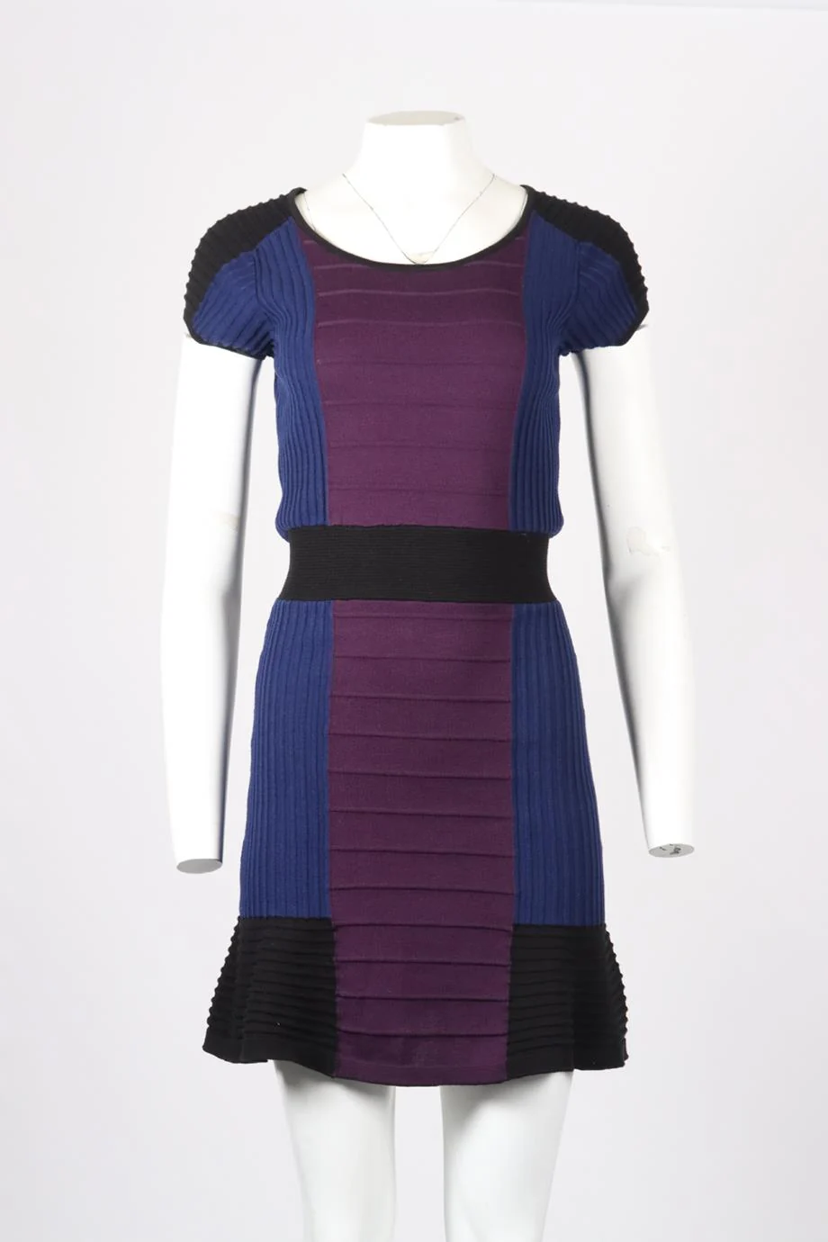 SANDRO COTTON MINI DRESS UK 8 - Image 2