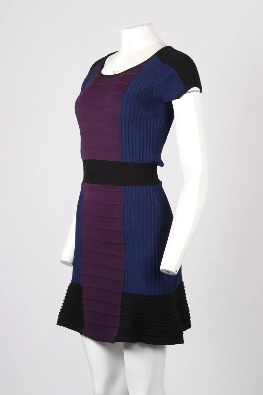 SANDRO COTTON MINI DRESS UK 8 - Image 3
