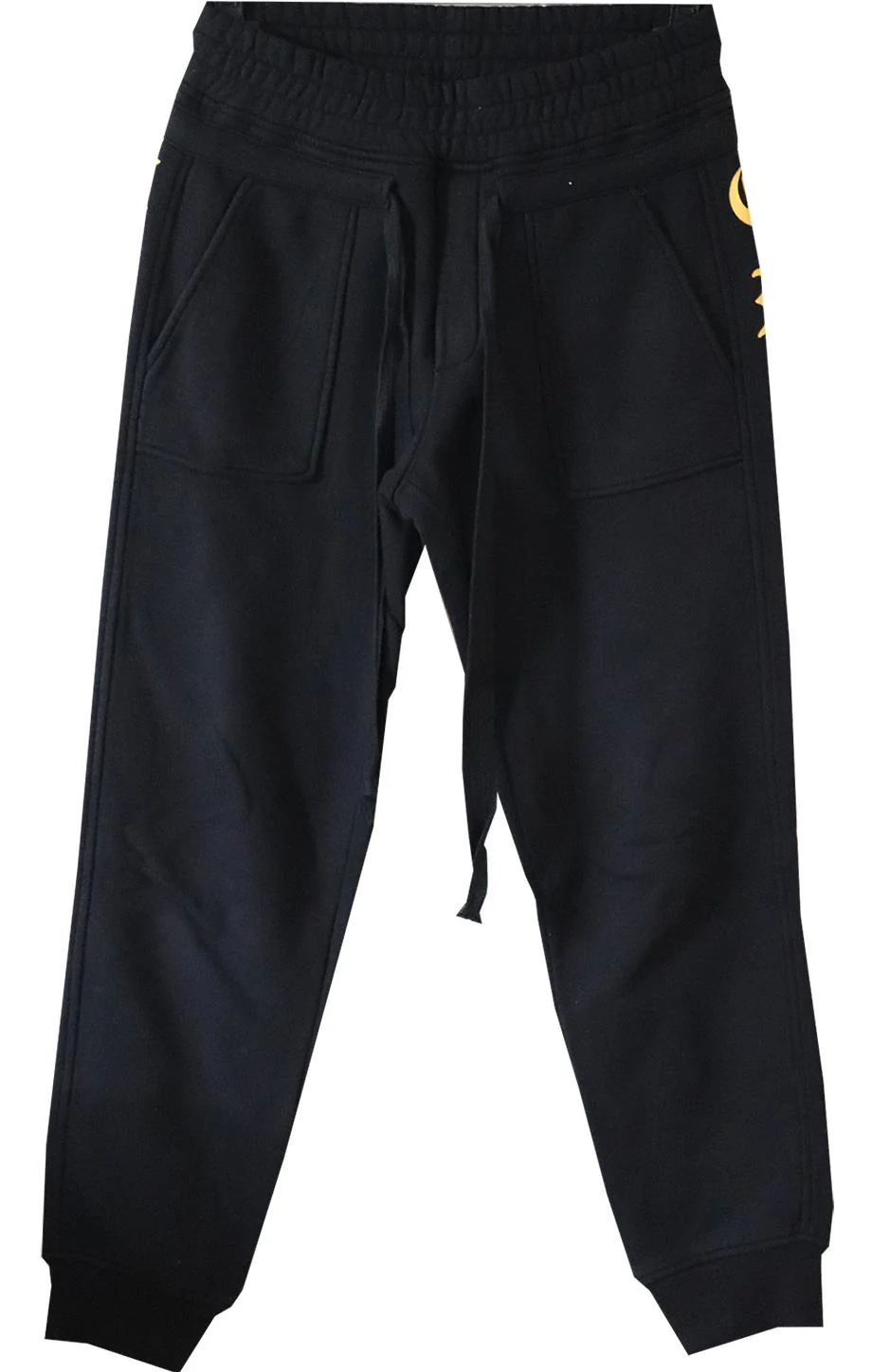 THE KOOPLES PRINTED COTTON JERSEY TRACK PANTS UK 8