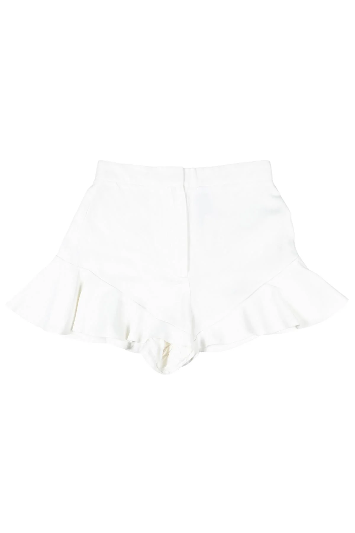 SANDRO WHITE LINEN SHORTS FR 36 UK 8