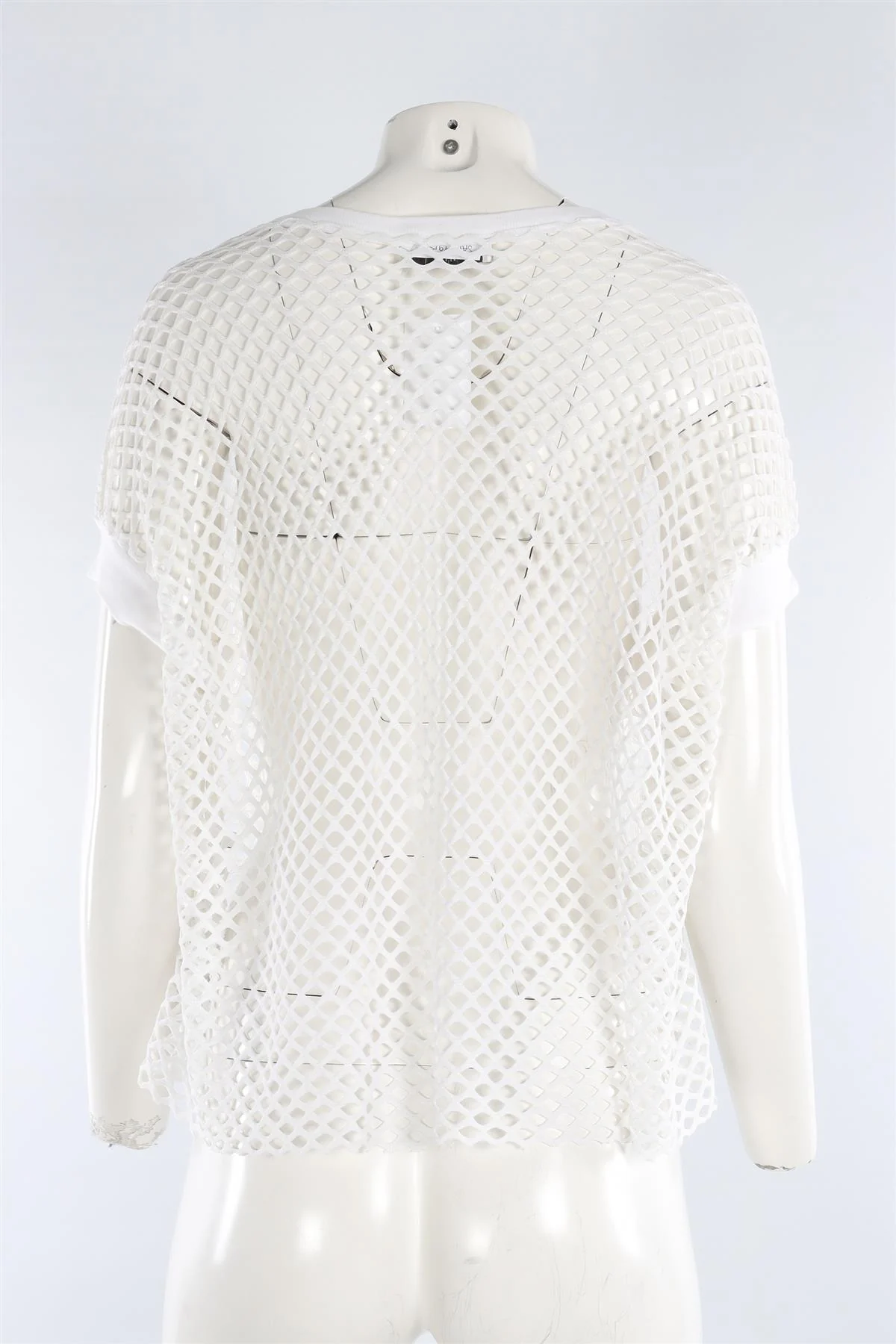 SANDRO WHITE MESH TOP SMALL - Image 4