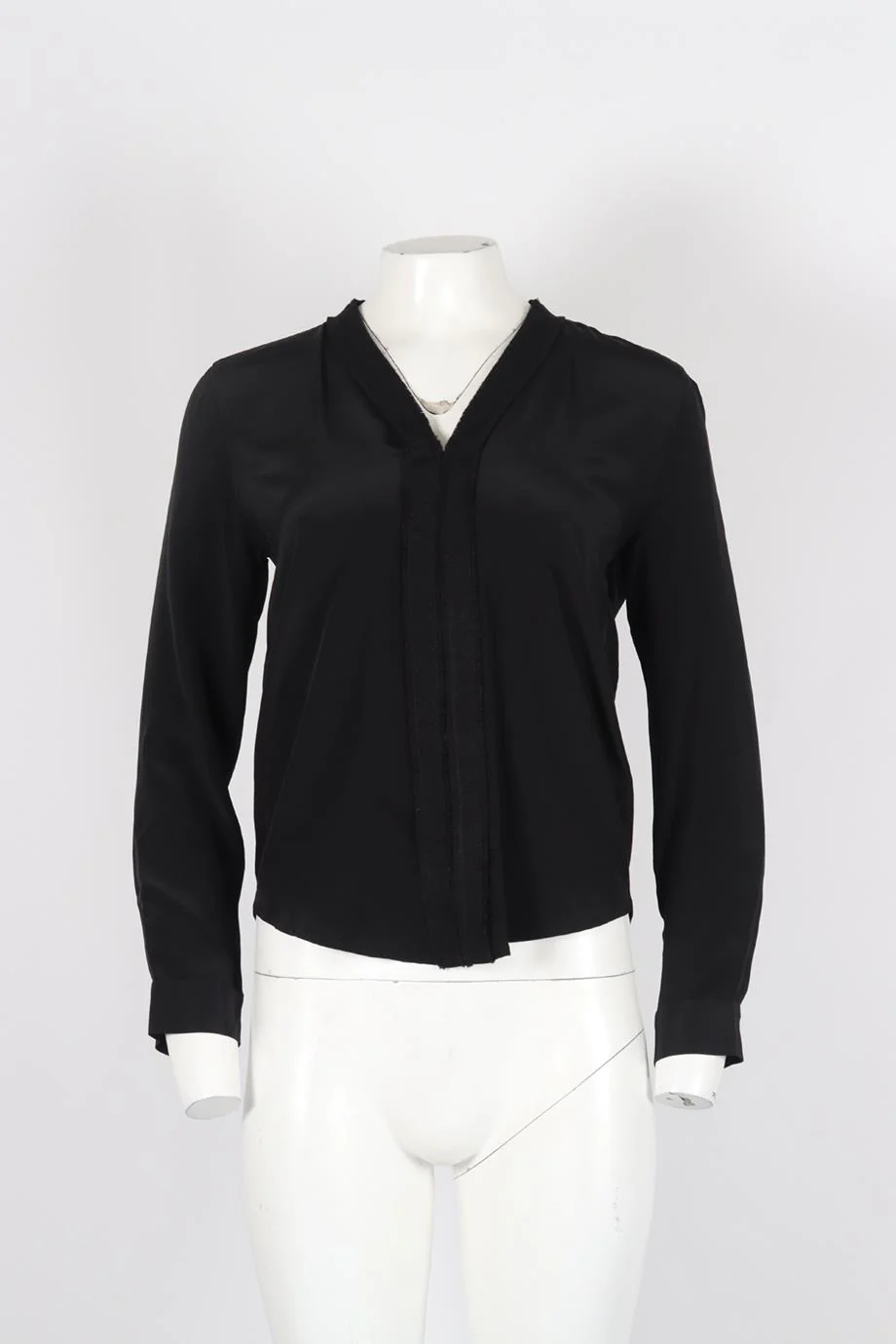 SANDRO WOOL AND SILK BLEND TOP SMALL - Image 2