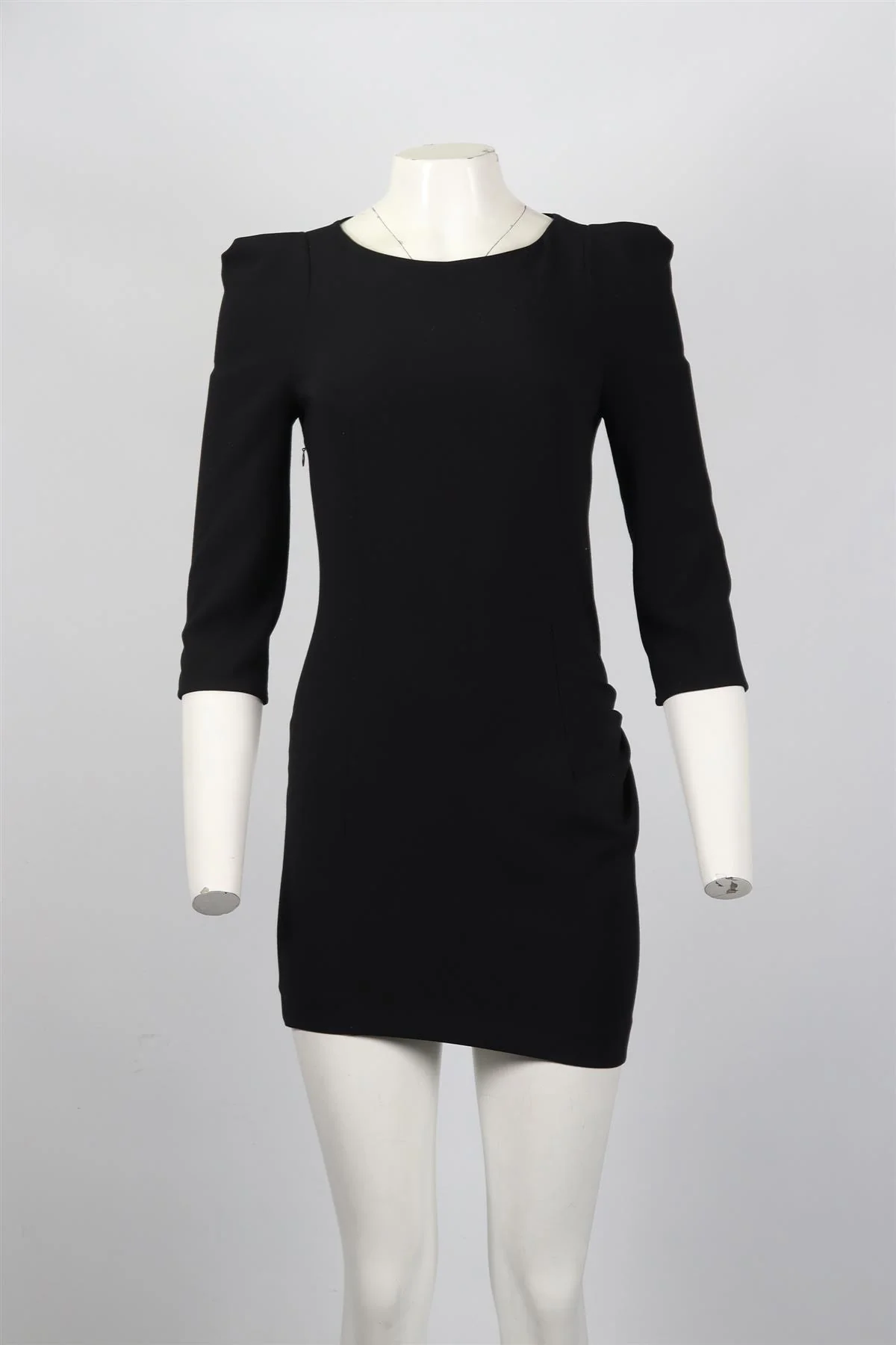 SANDRO WOVEN MINI DRESS UK 8 - Image 2