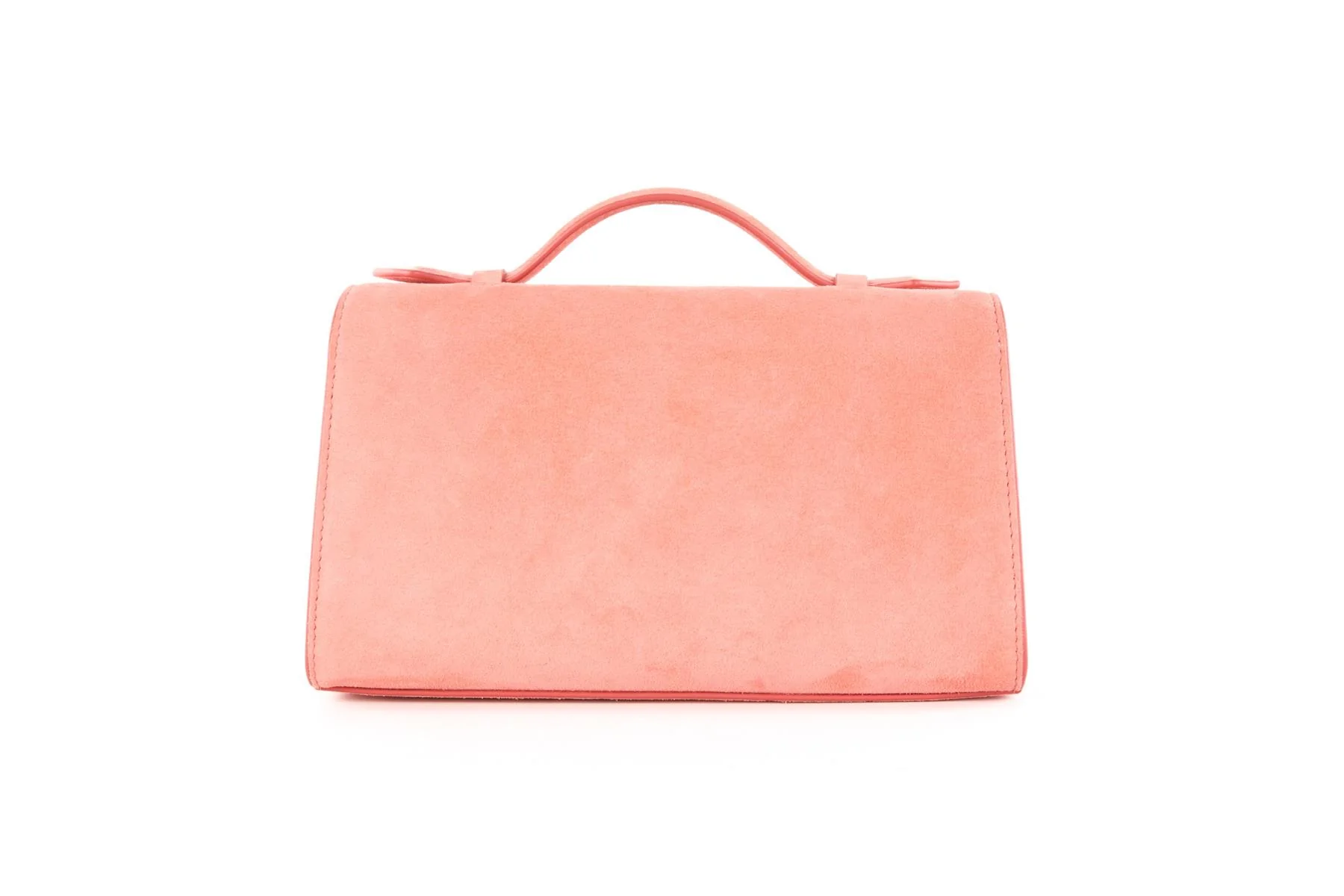 SAVETTE PINK SYMMETRY SUEDE TOTE BAG - Image 6
