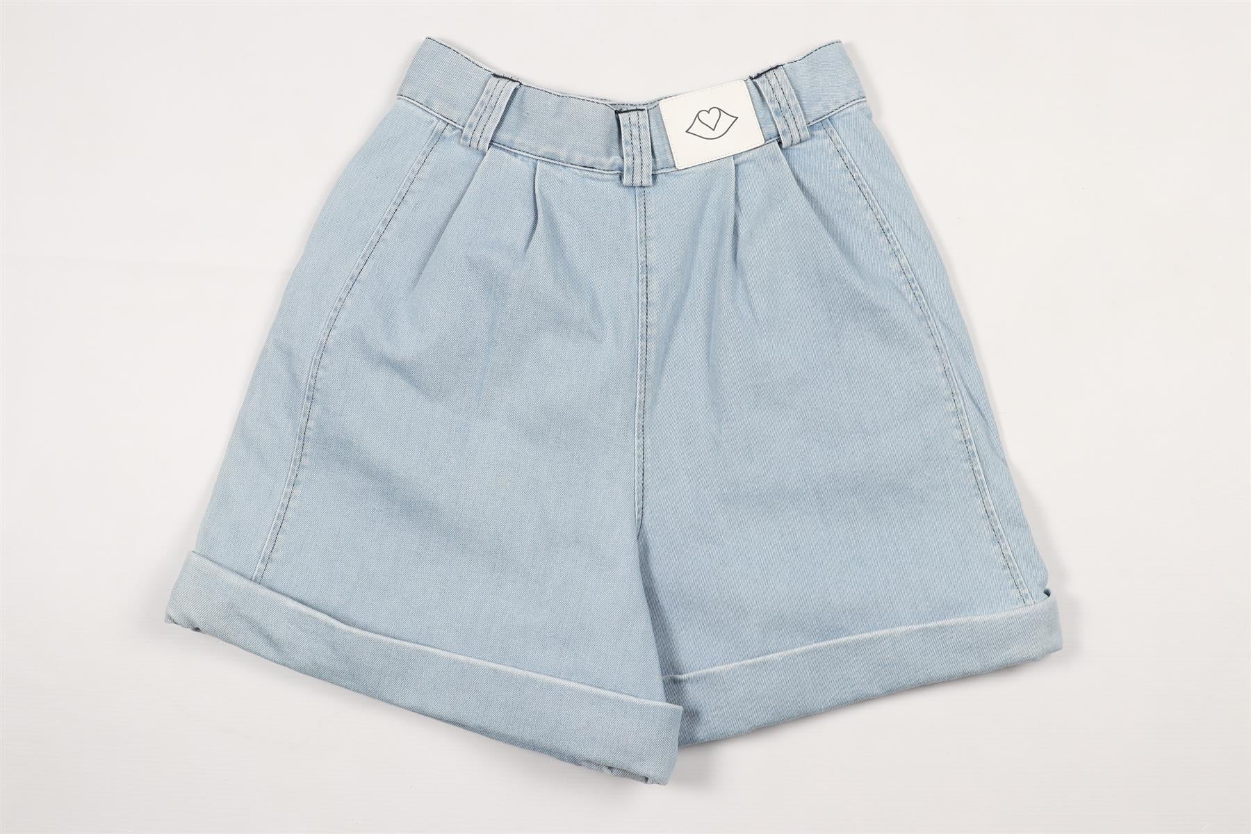 SEE BY CHLOÉ BLUE DENIM SHORTS FR 34 UK 6 - Image 4