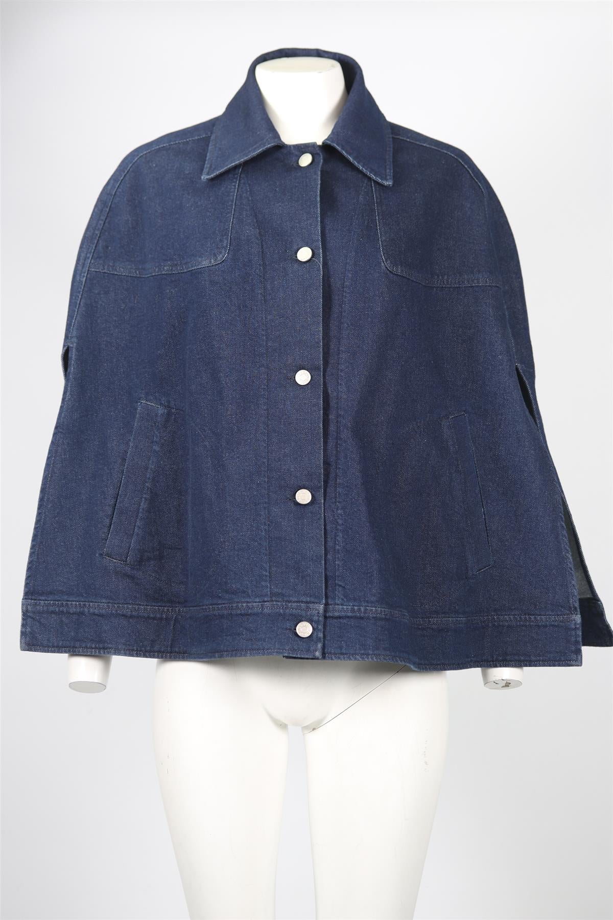 SEE BY CHLOÉ DENIM PONCHO FR 40 UK 12 - Image 2