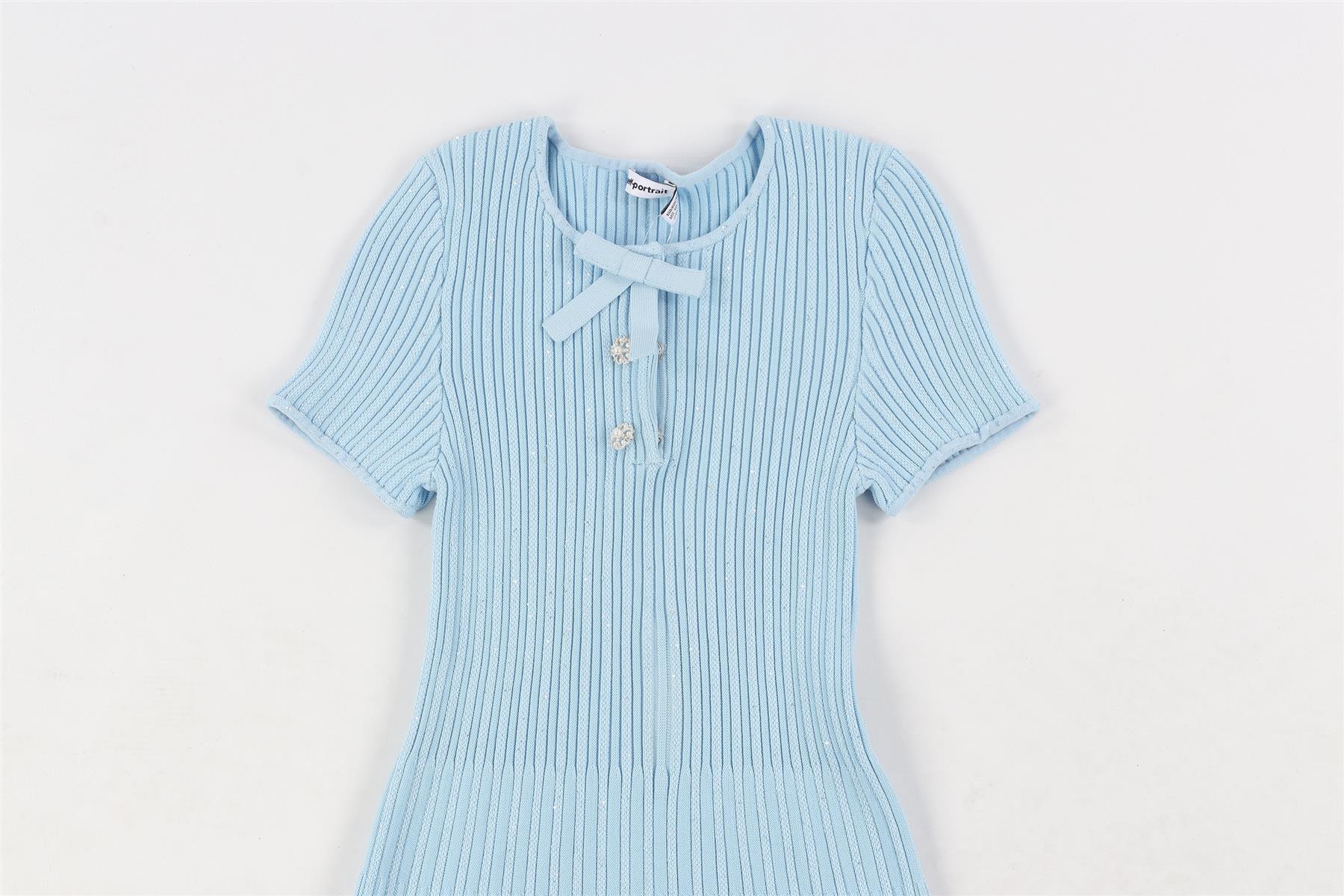 SELF-PORTRAIT BLUE KIDS GIRLS DRESS 10-12 YEARS - Image 3