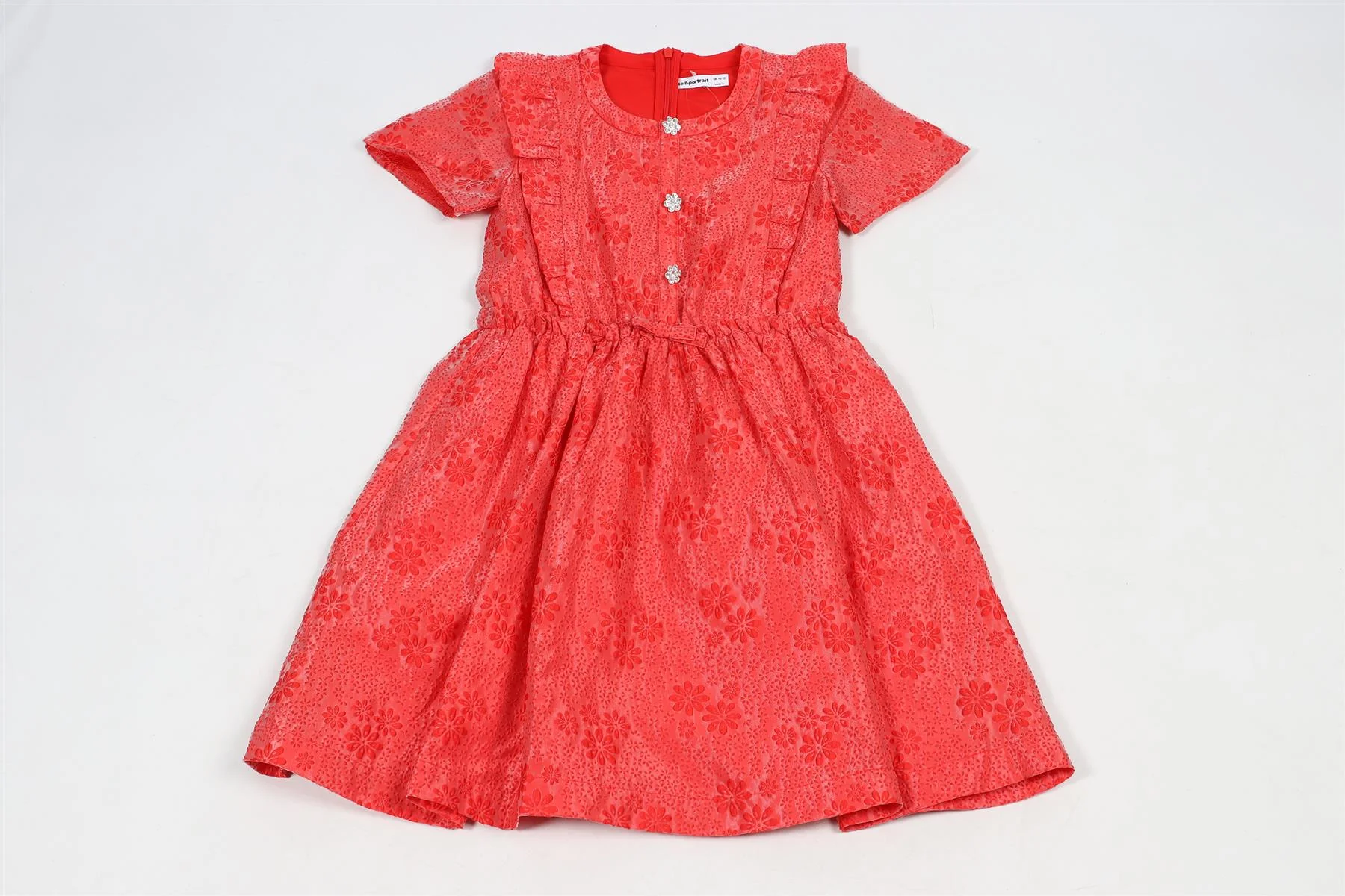SELF-PORTRAIT KIDS GIRLS TEXTURED DRESS 10-12 YEARS - Image 2
