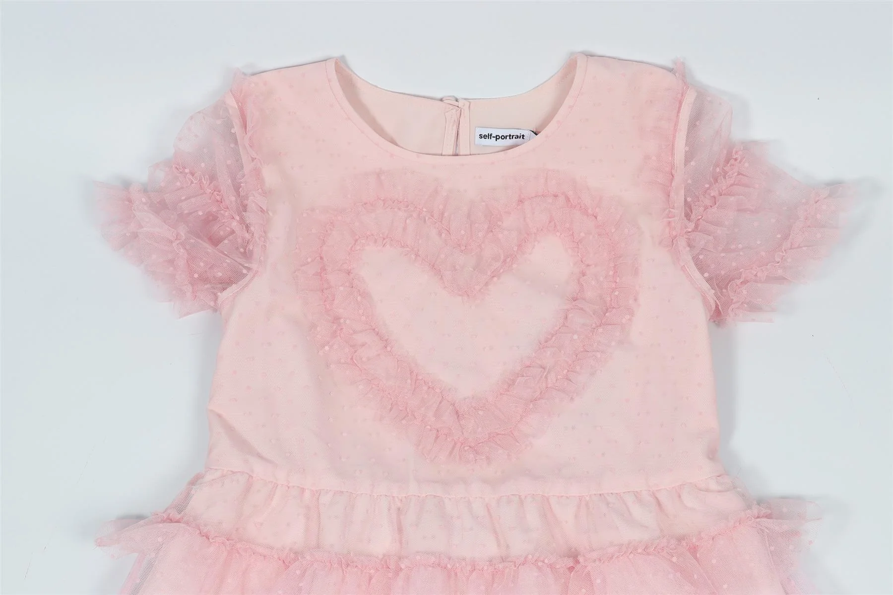 SELF-PORTRAIT PINK KIDS GIRLS TULLE DRESS 10-12 YEARS - Image 4
